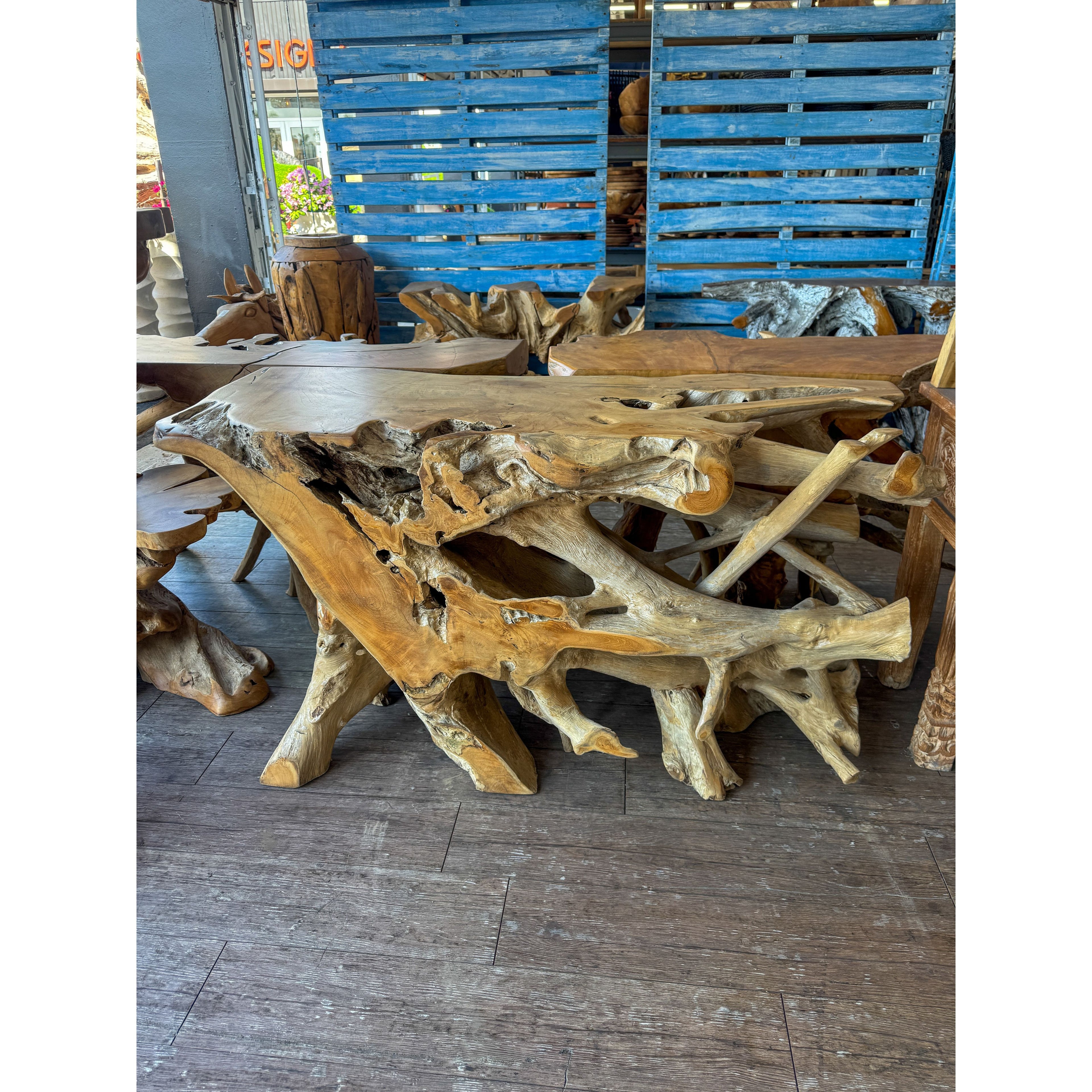 XL Teak Root Console Anteak