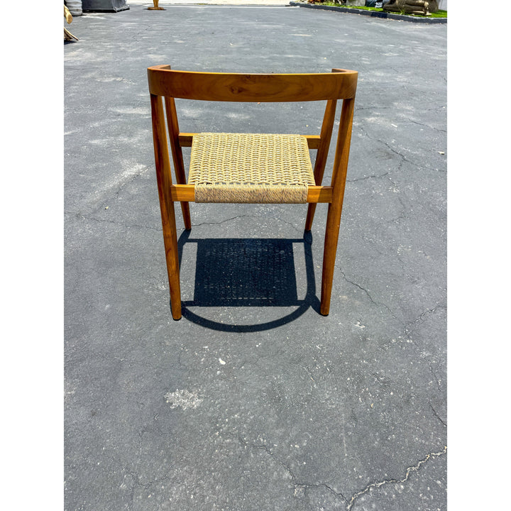 Teak Dining Chair w/woven Rope Seat Anteak