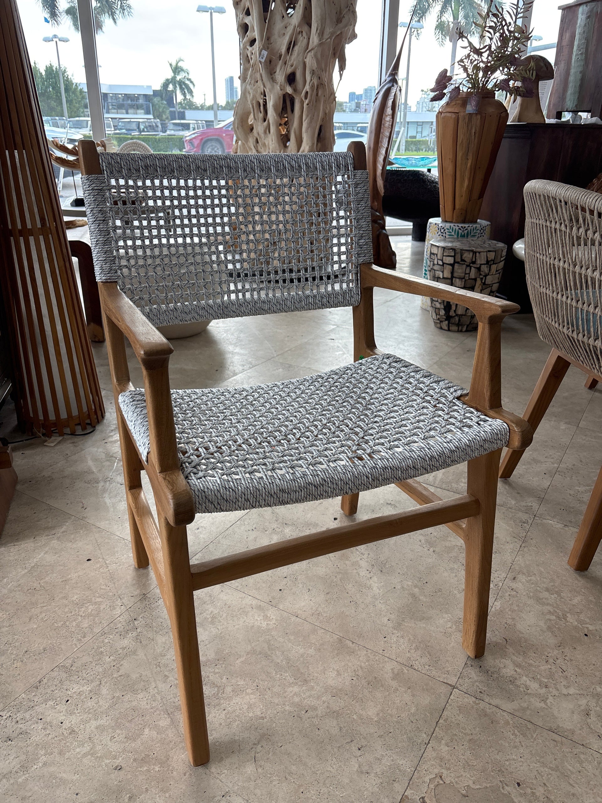 Harris Dining Armchair - White The Broward Design Center