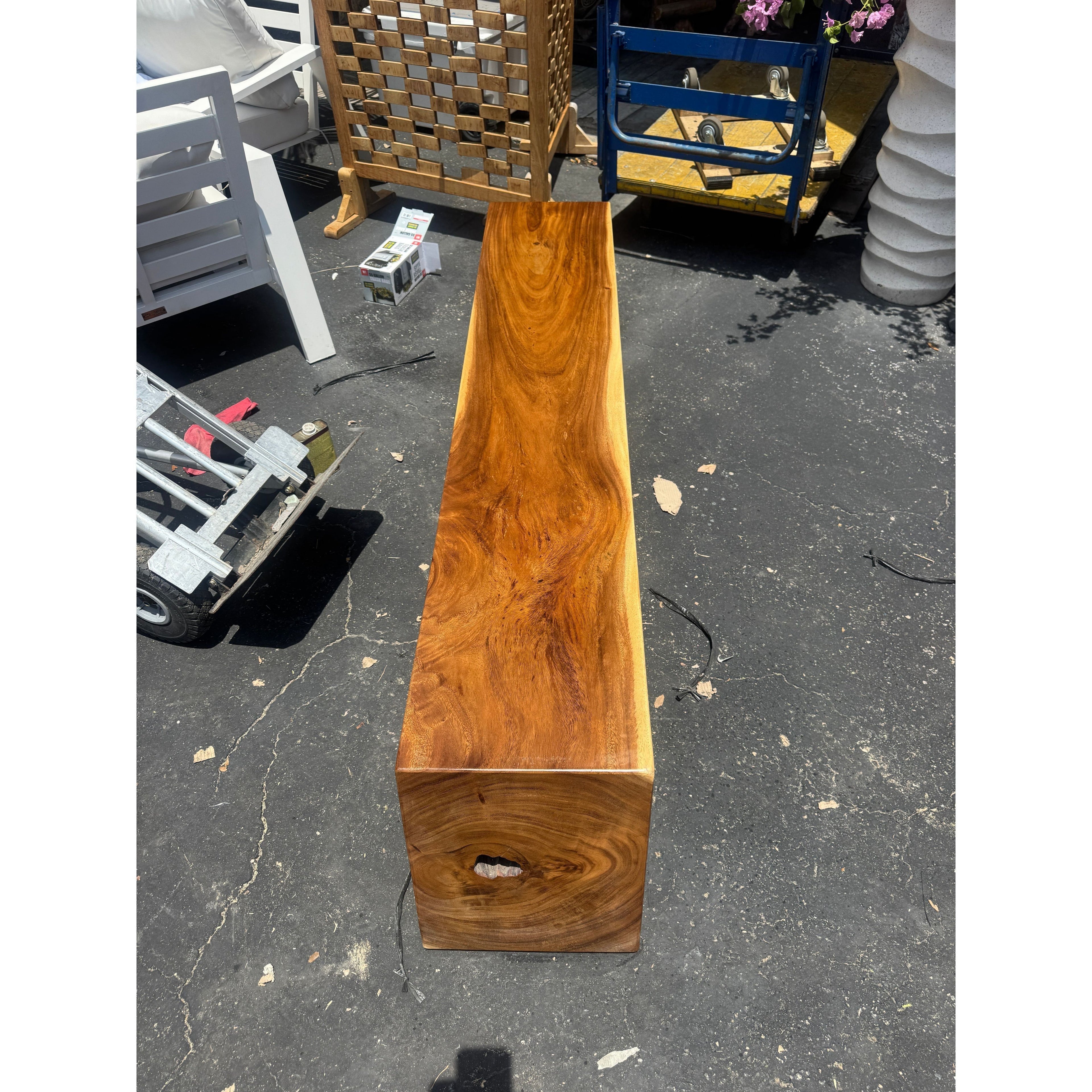 SOLID SUAR ARCH BENCH Anteak