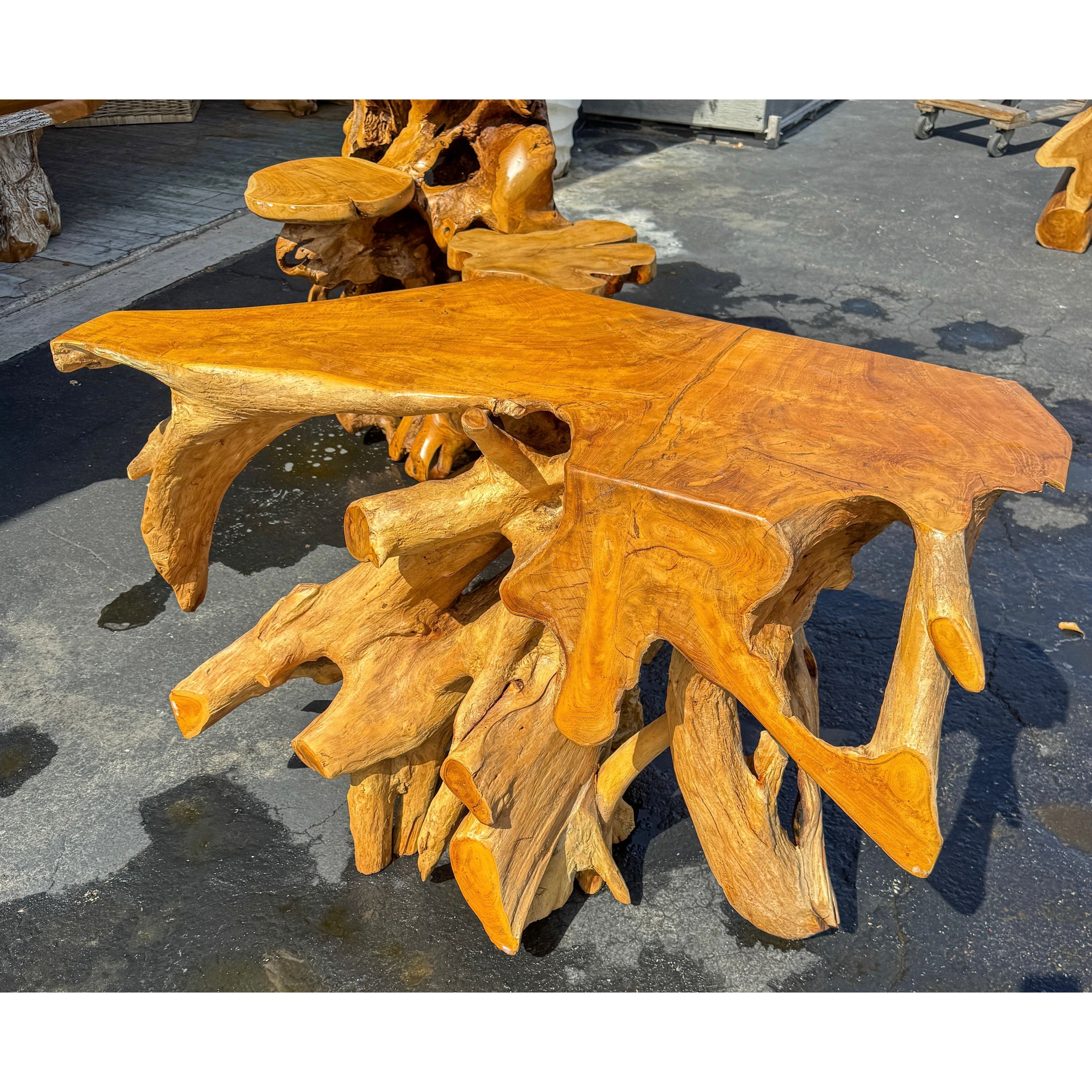 Teak Root Console (6) The Broward Design Center