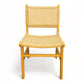 Teak & Synthetic Rope Armless Chair