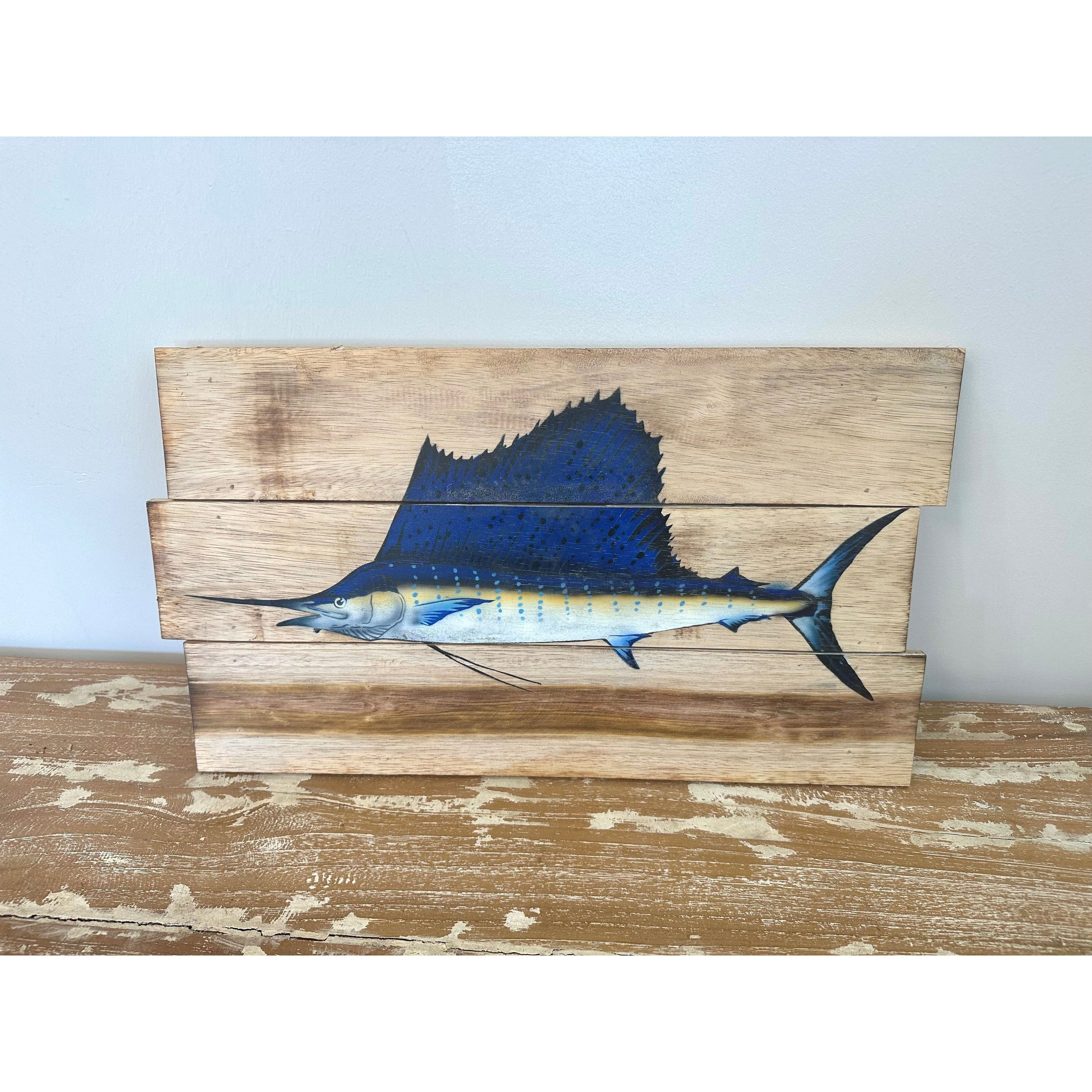 Coastal Prints on Natural Wood The Broward Design Center