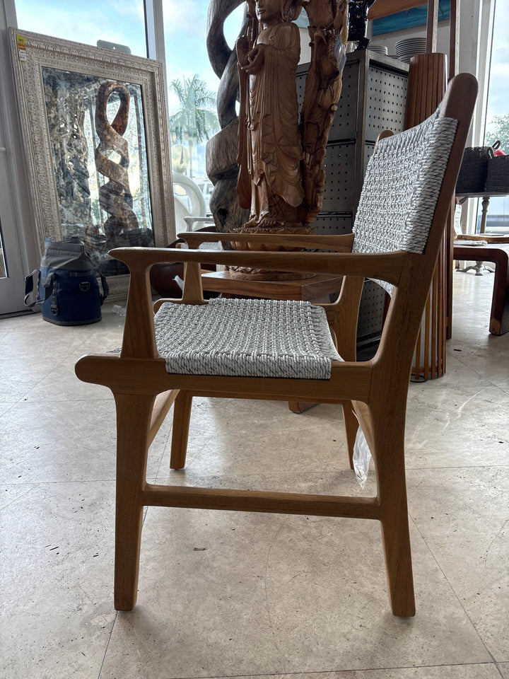 Harris Dining Armchair - White The Broward Design Center