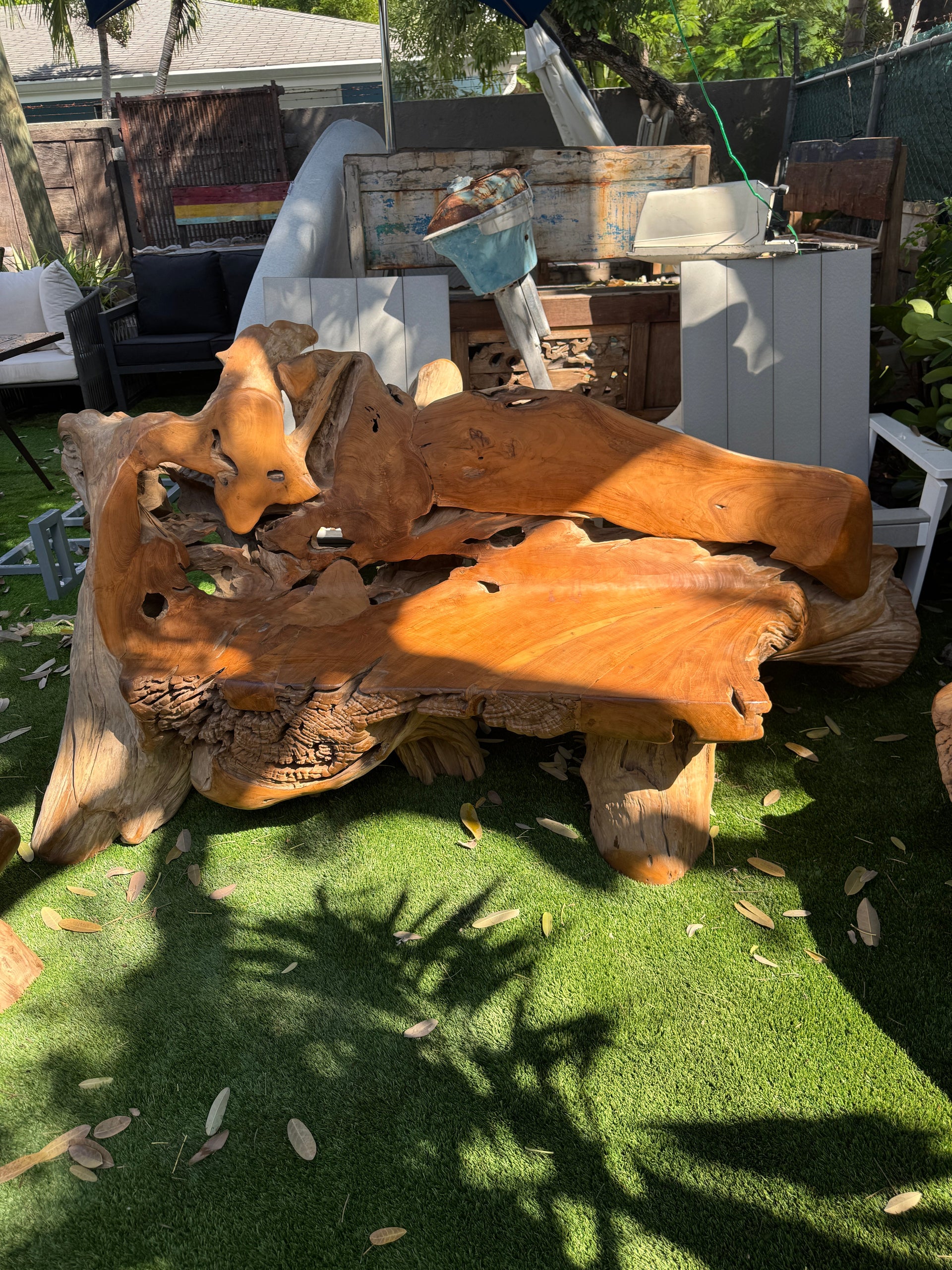 Teak Root Sofa XXL (A) Broward Design Center