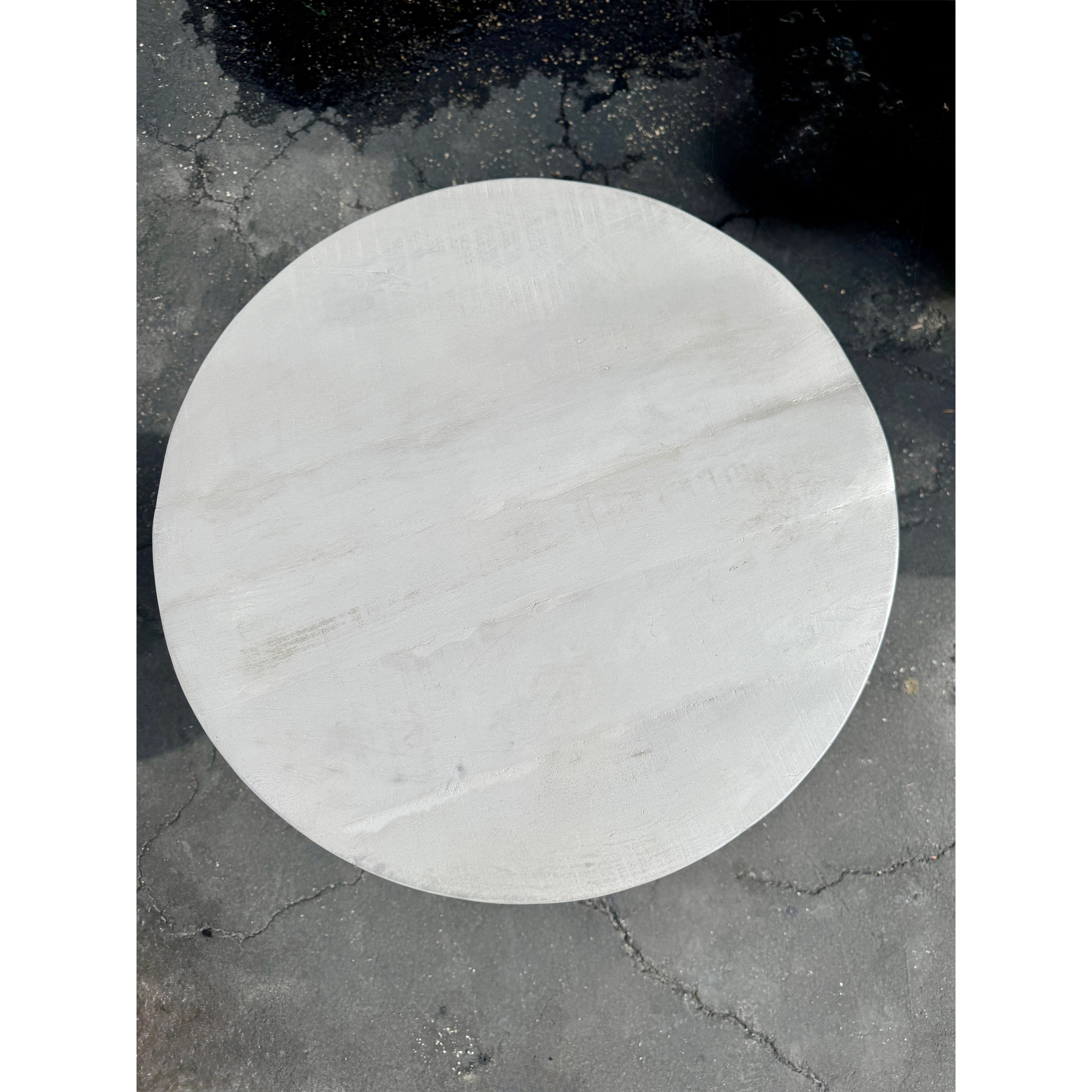 W/D Iron Side Table - 24 x 24 x 31 in India Sourcing