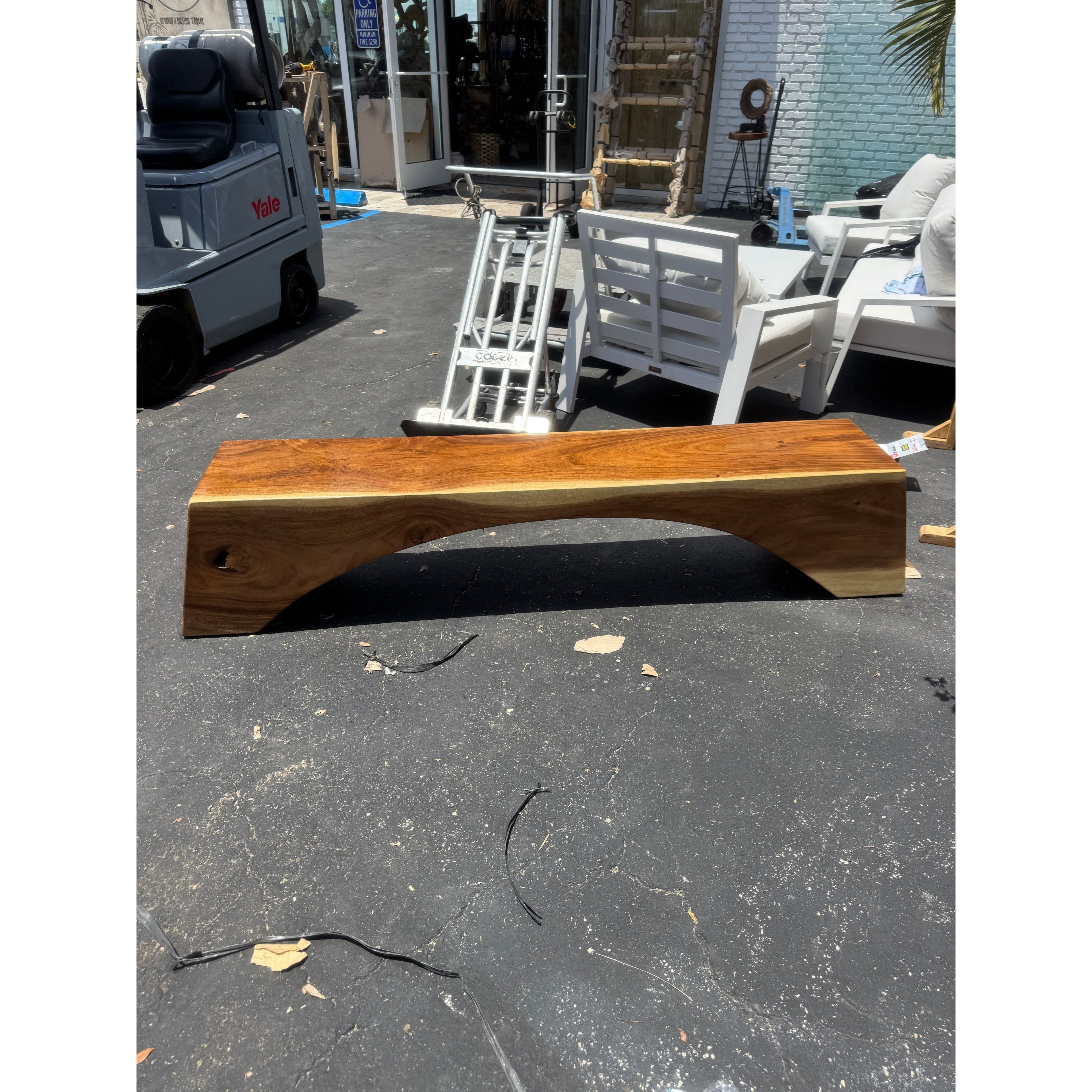 SOLID SUAR ARCH BENCH Anteak