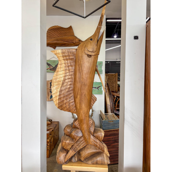 Suar Sailfish Sculpture Broward Design Center
