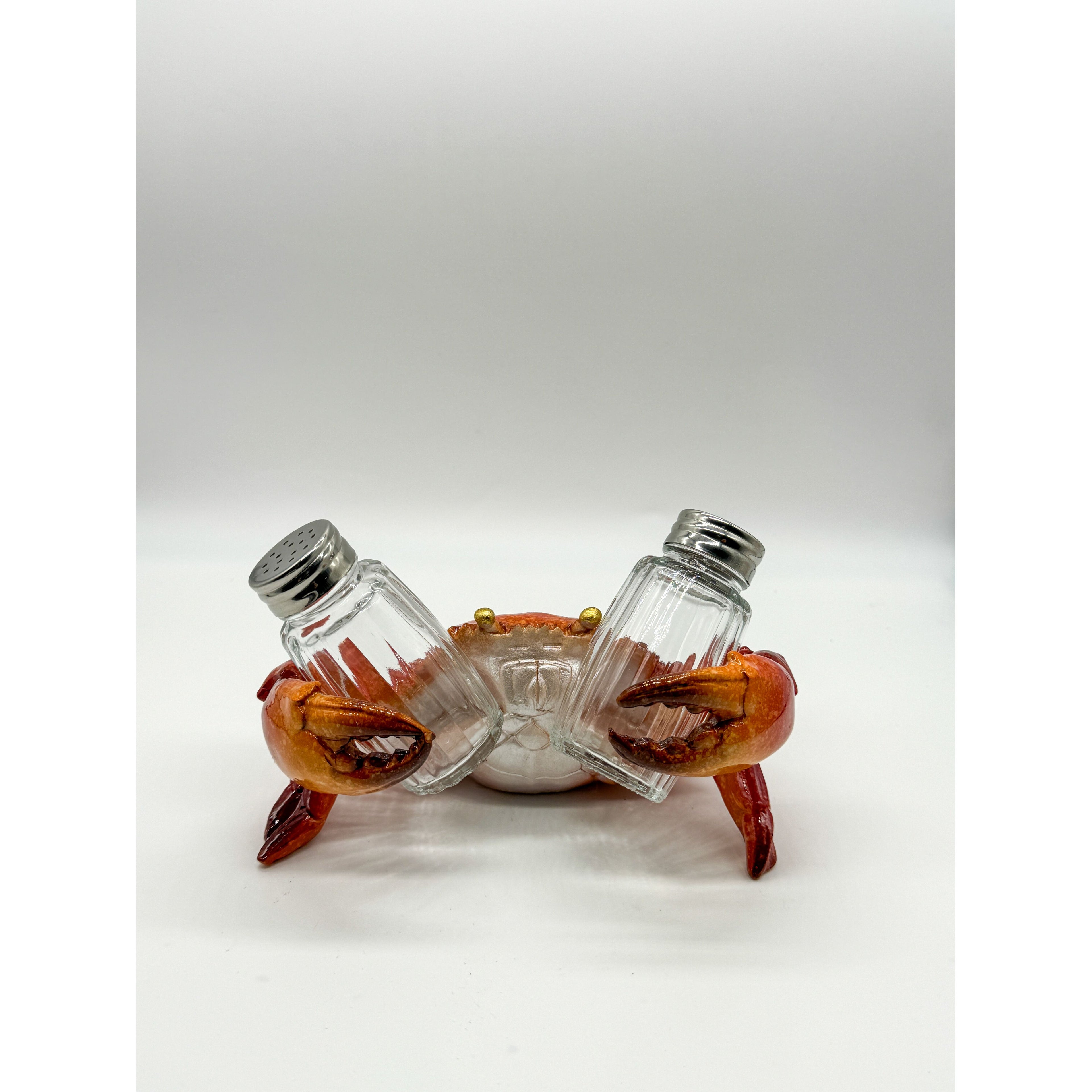 Crab Salt & Pepper Shaker (Red) Broward Design Center