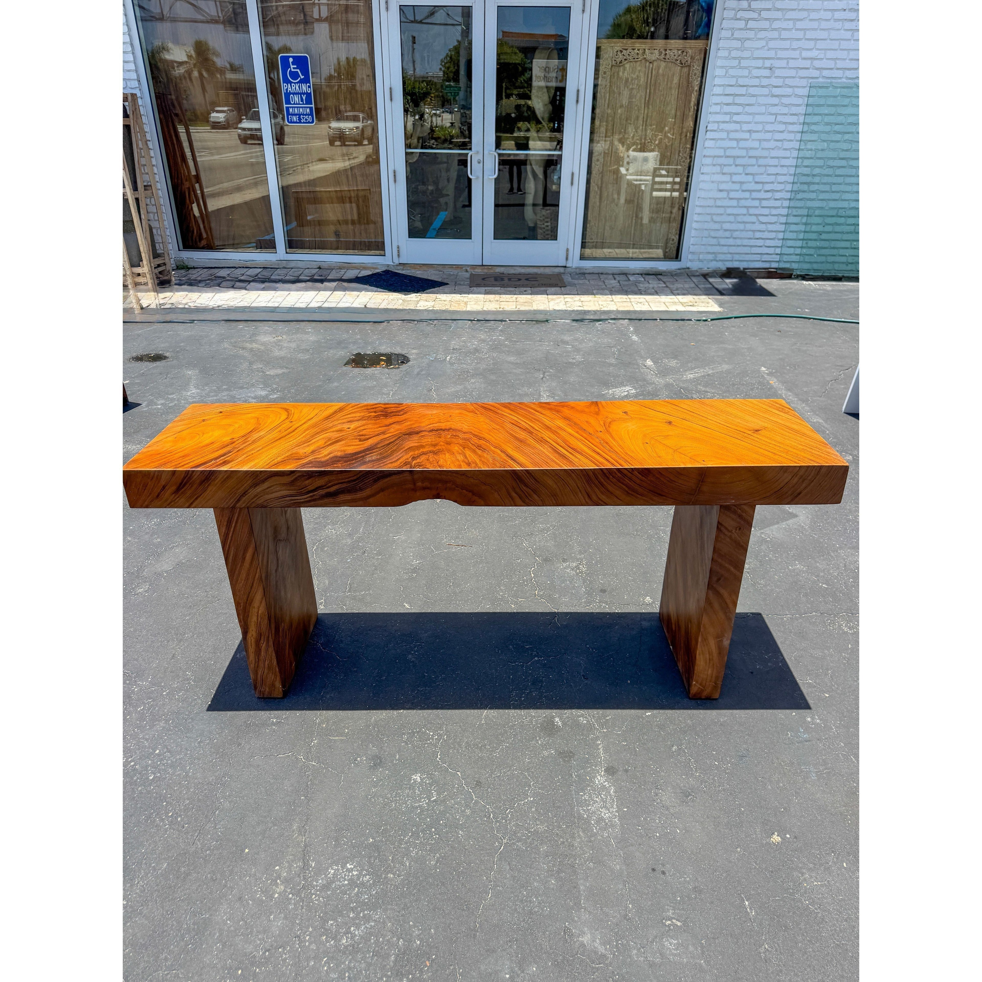 SUAR SLAB TOP CONSOLE TABLE- B Anteak