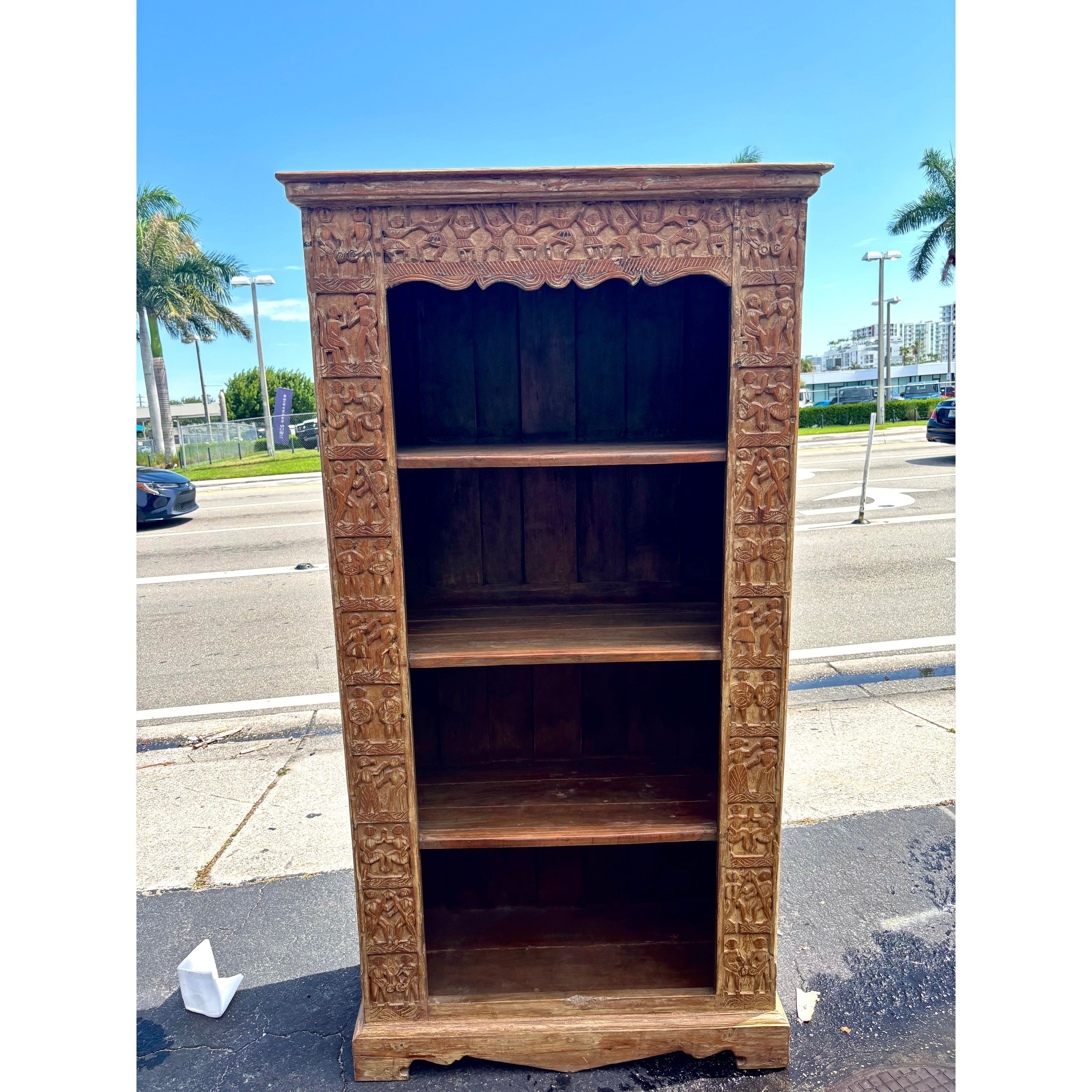 W/D Book Shelf - 40 x 17 x 76 in India Sourcing