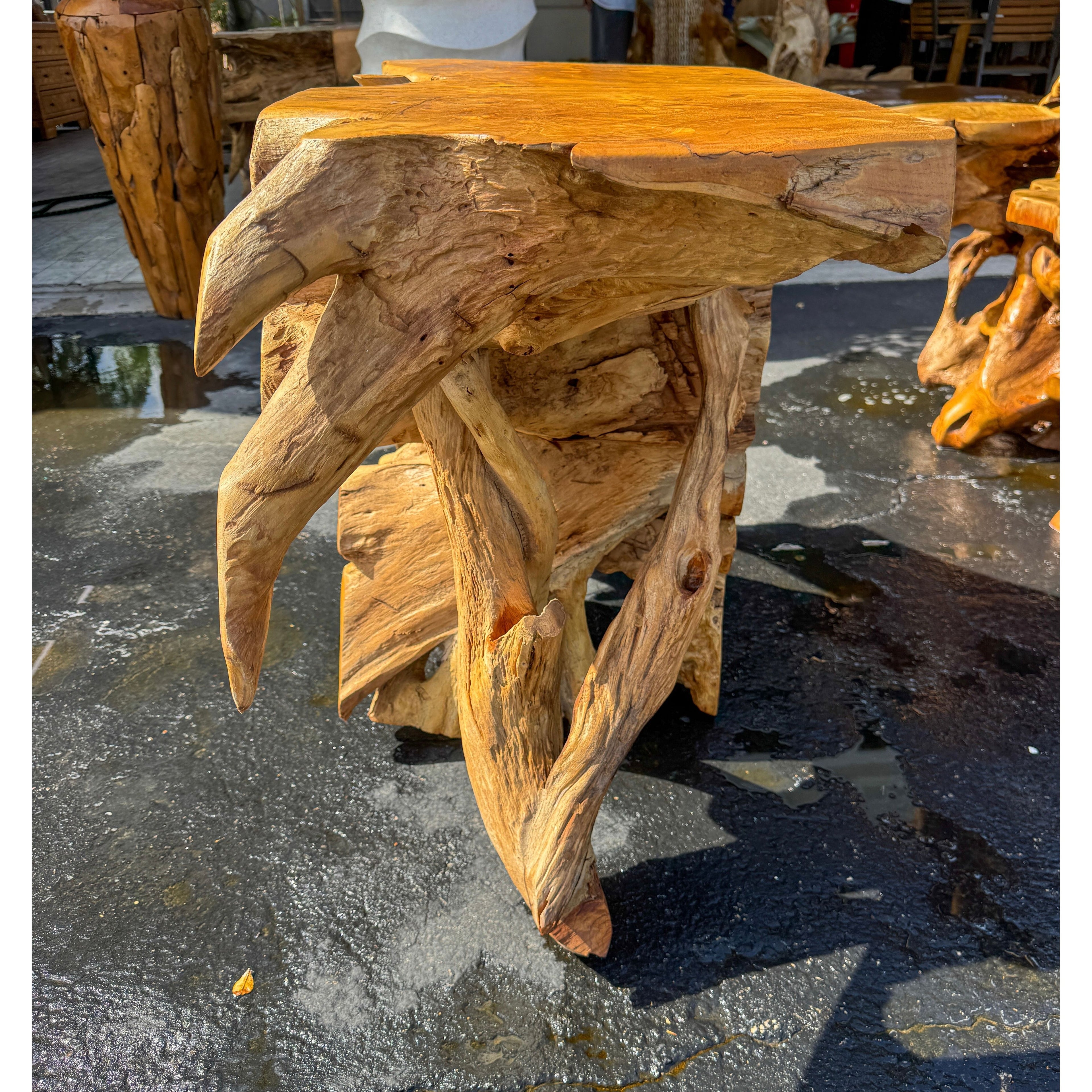 Teak Root Console (6) The Broward Design Center