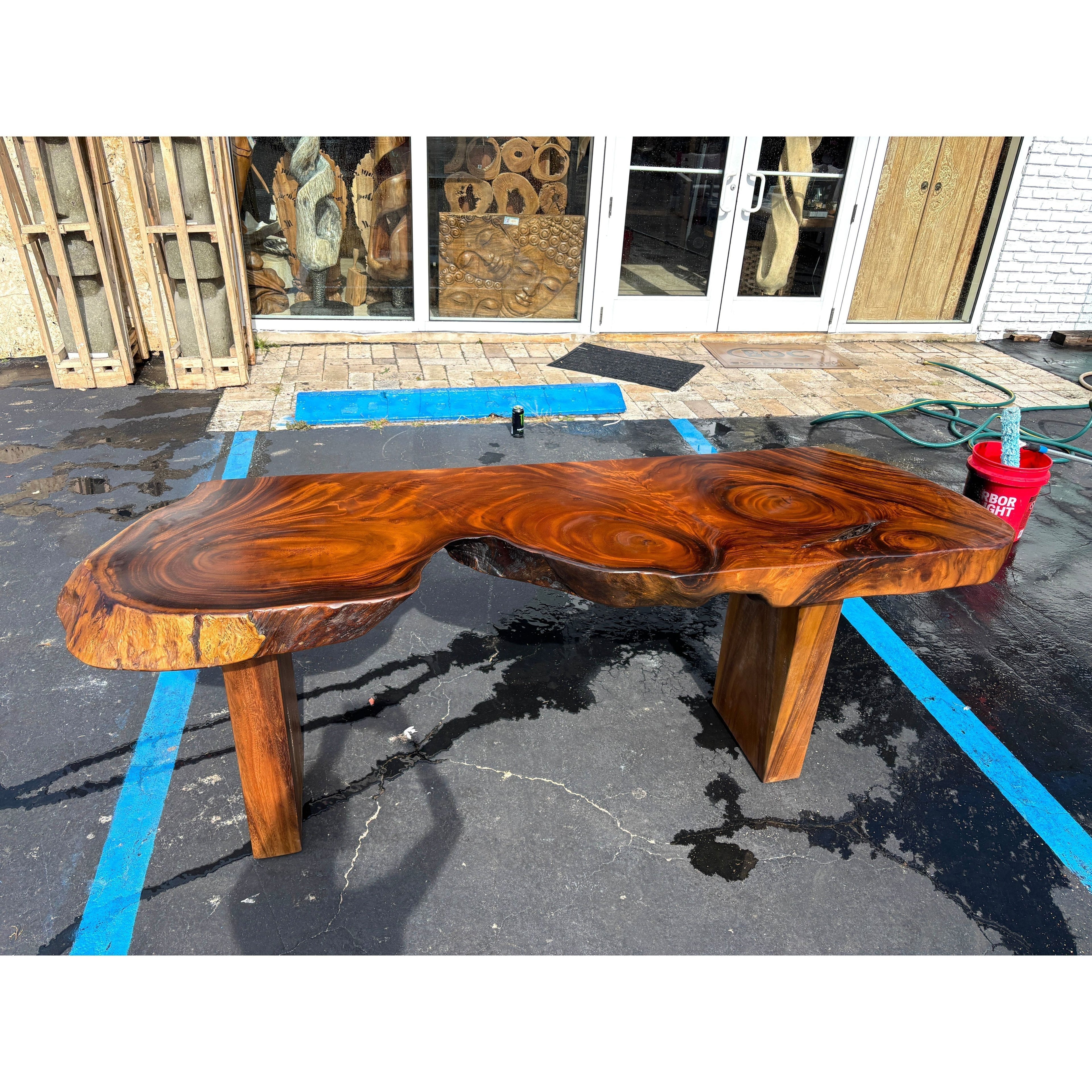 SUAR SLAB TOP CONSOLE TABLE - A Anteak