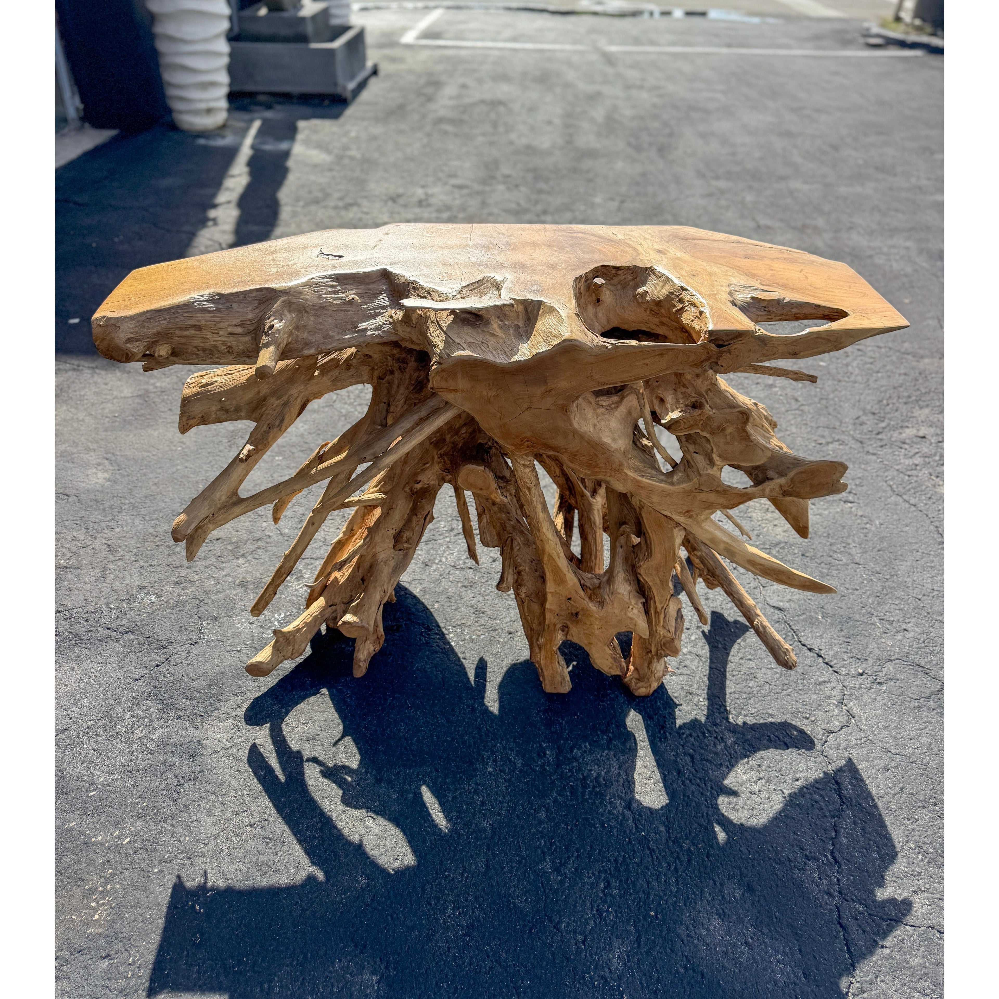 Teak Root Console (7) The Broward Design Center