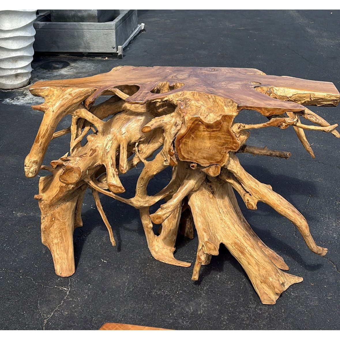 Teak Root Console (2) The Broward Design Center
