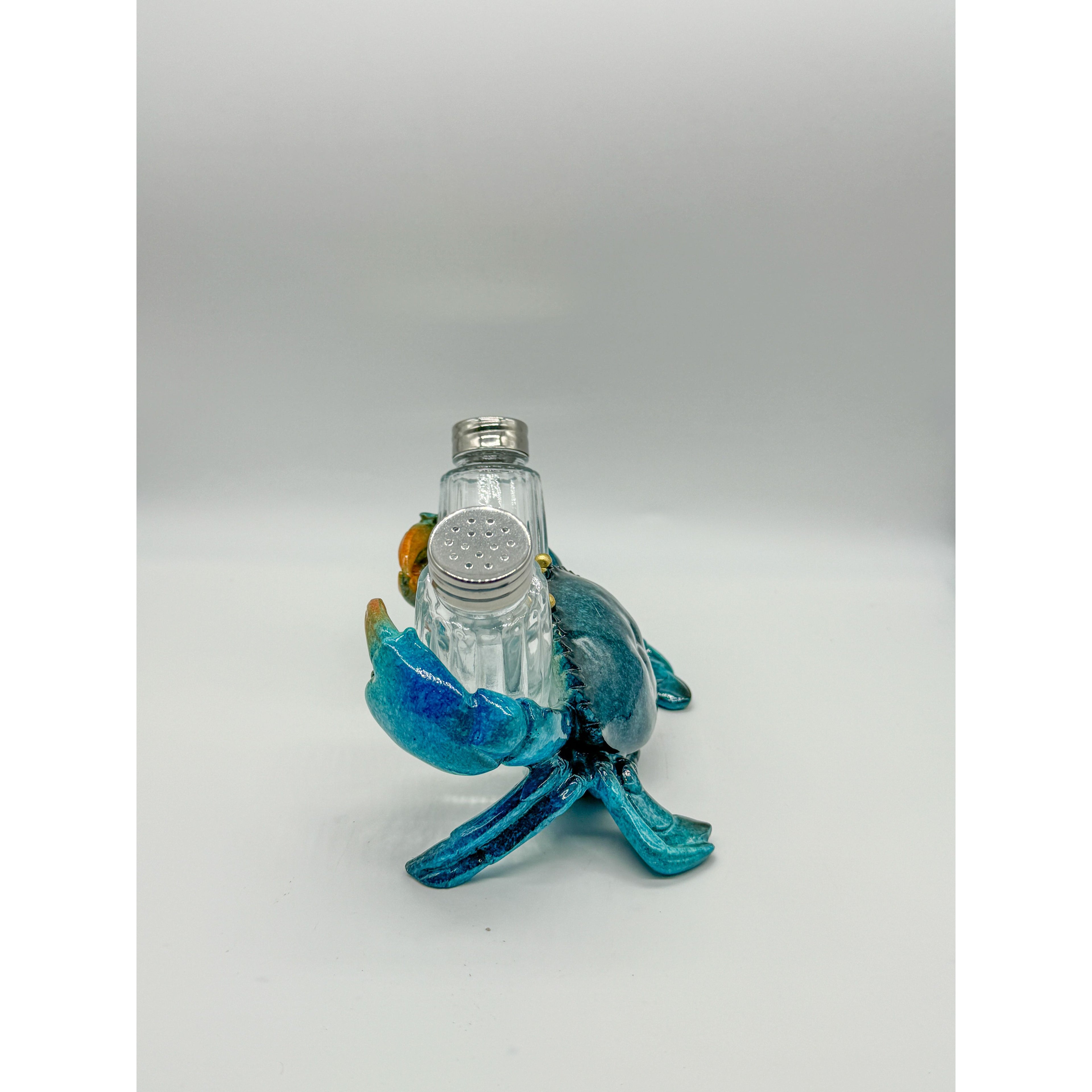 Crab Salt & Pepper Shaker (Blue) Broward Design Center