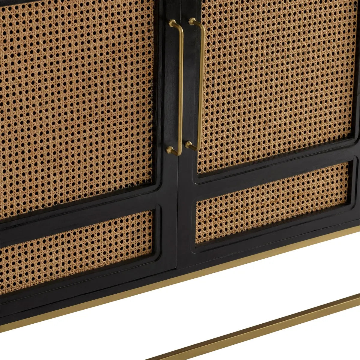 Port Royal 4 Door Wood and Metal Sideboard Broward Design Center