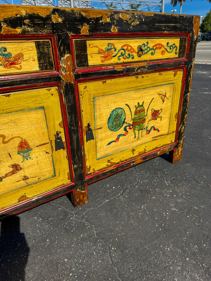 Antique Mongolian Sideboard The Broward Design Center