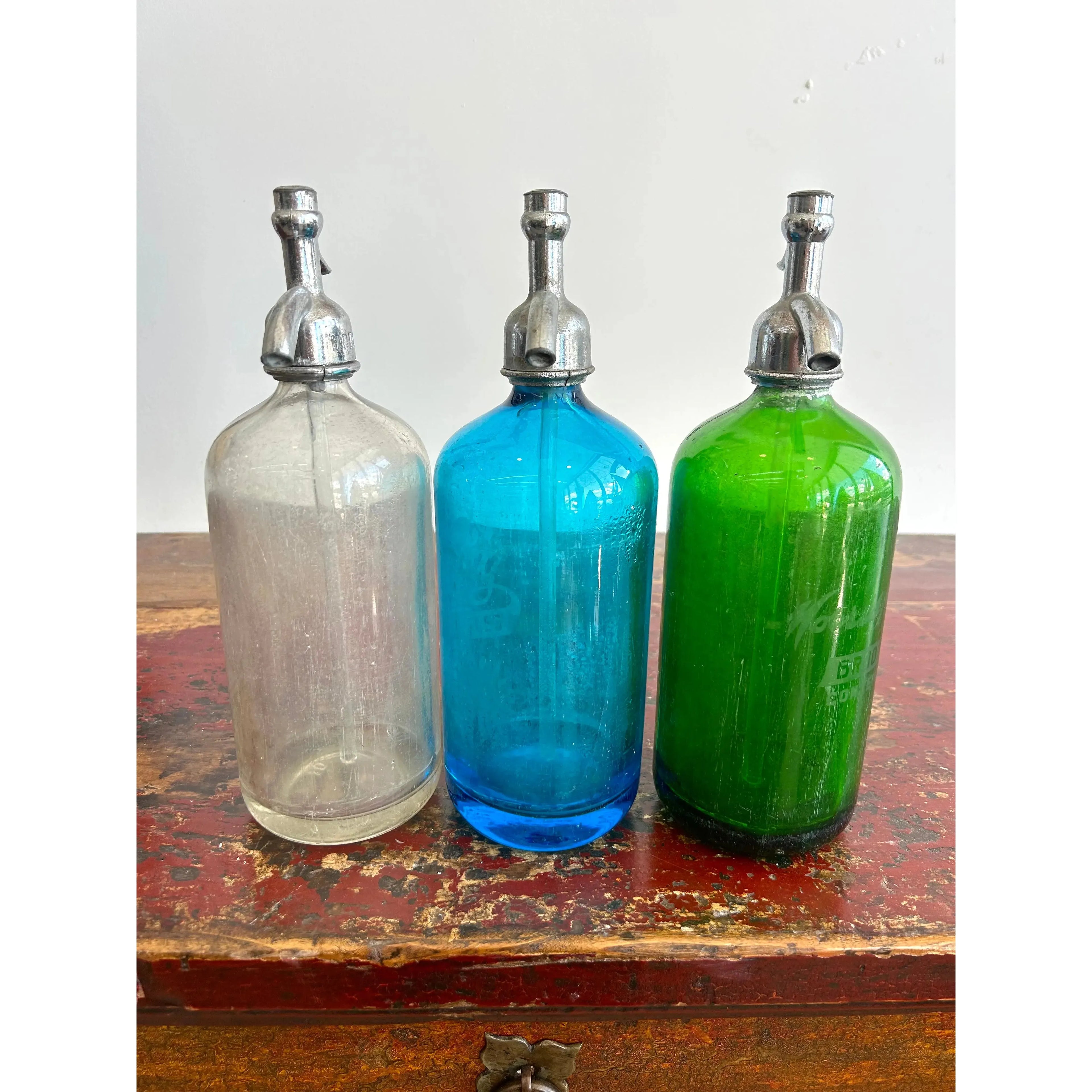 50’s Antique Seltzer Bottles Broward Design Center