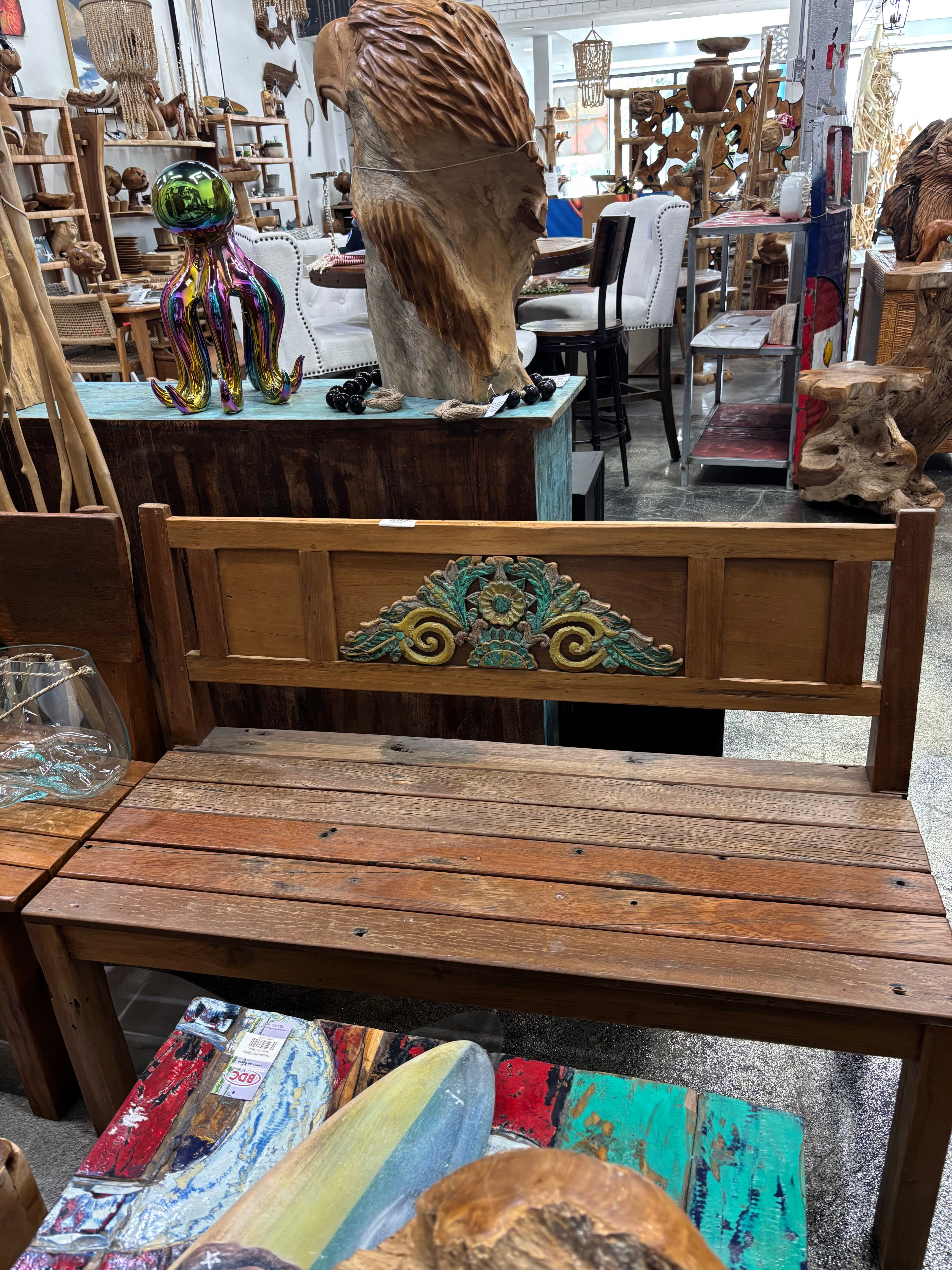 Teak Bench 47” Broward Design Center