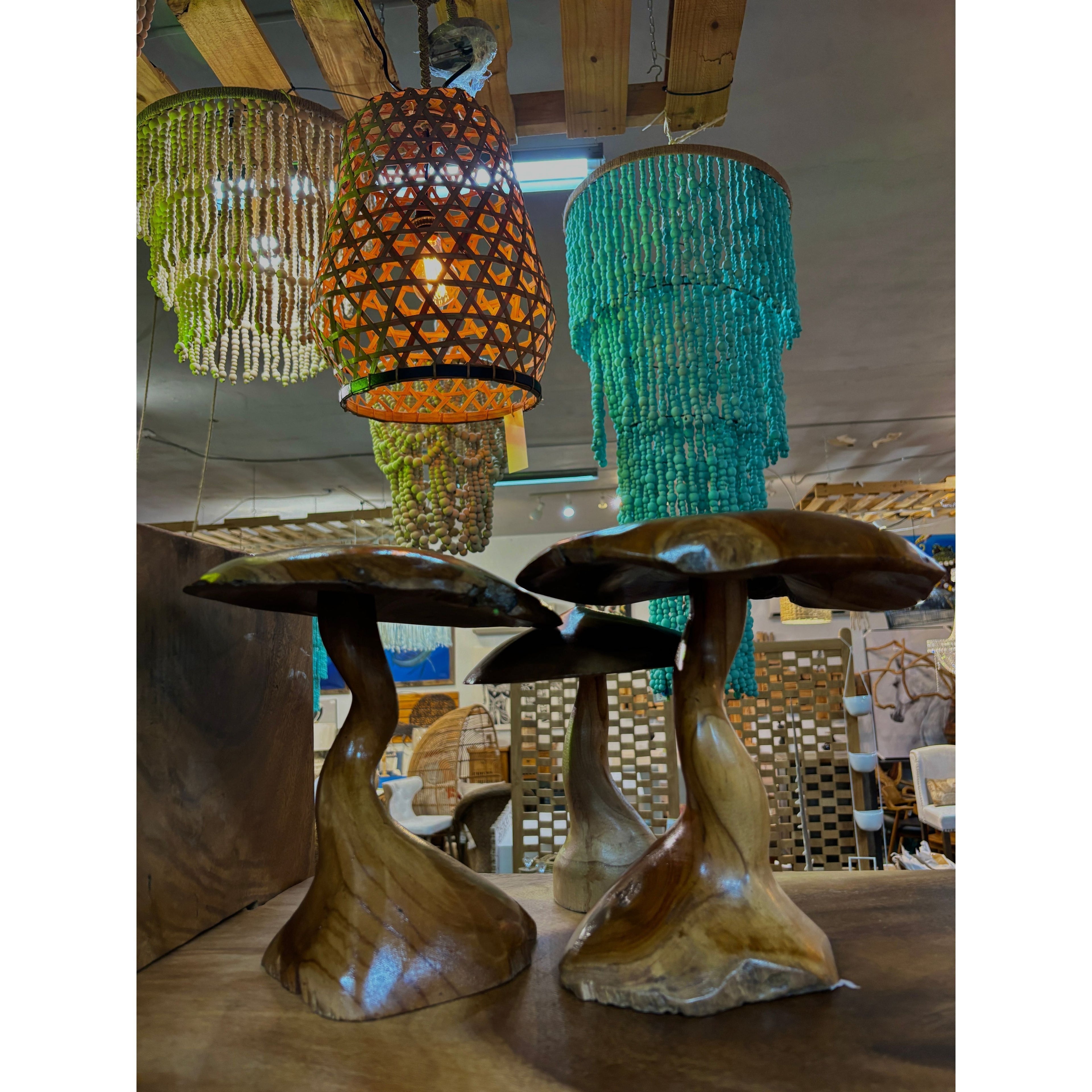 Mushroom Set Of 3 – Teak Wood Indonesia Sourcing