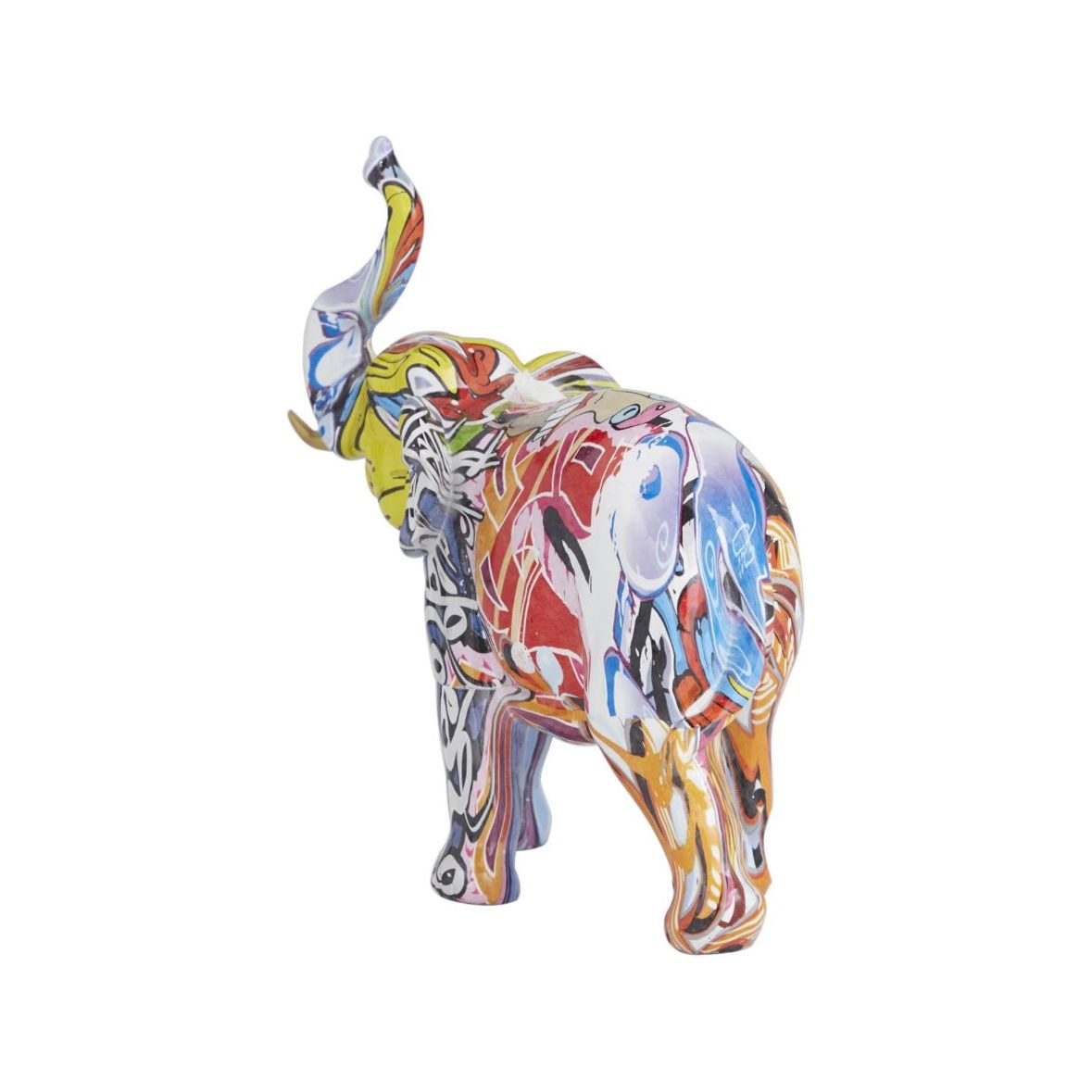 Multi Colored Elephant Sculpture UMA