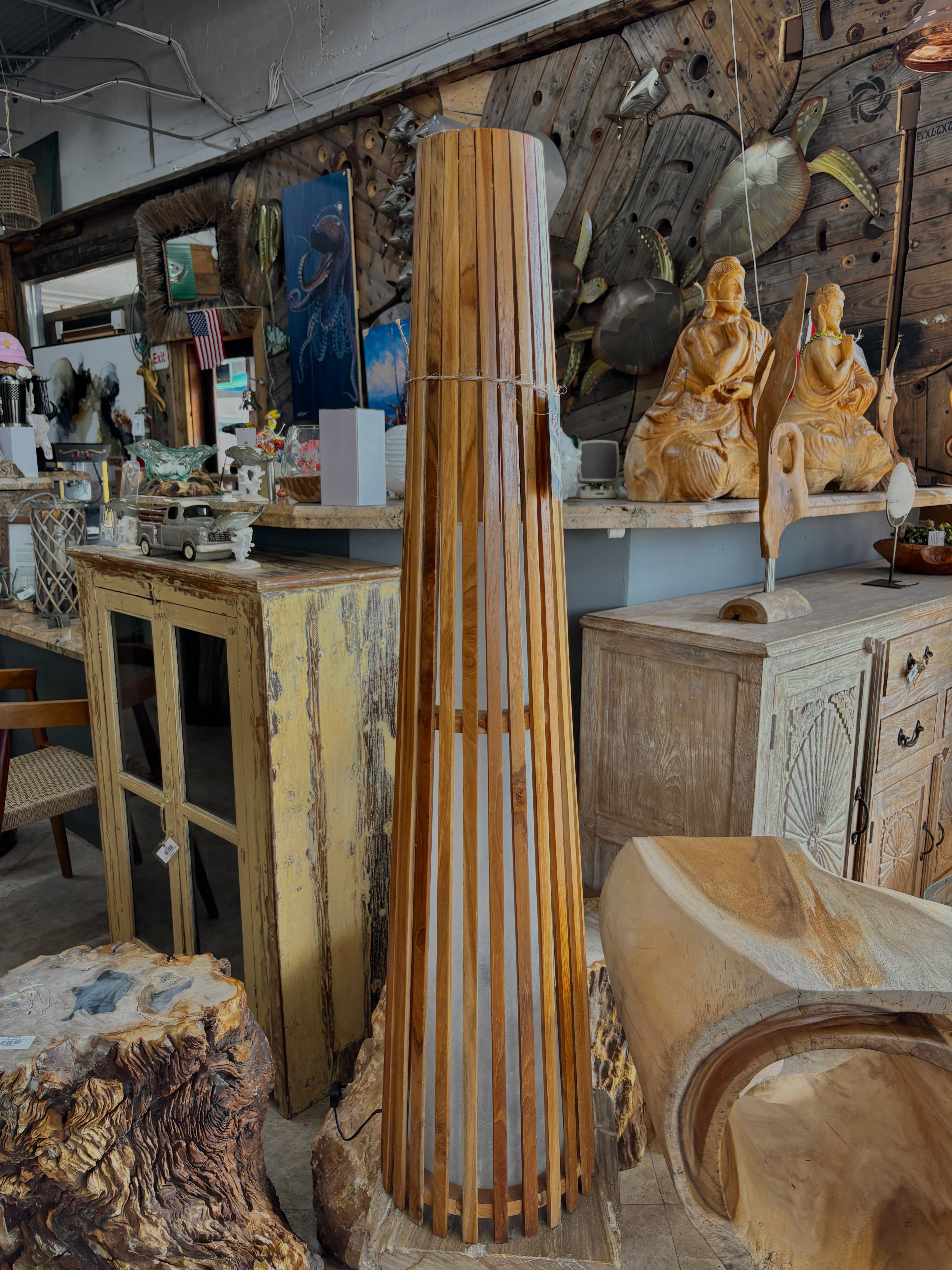 Modern Teak Lamp Anteak