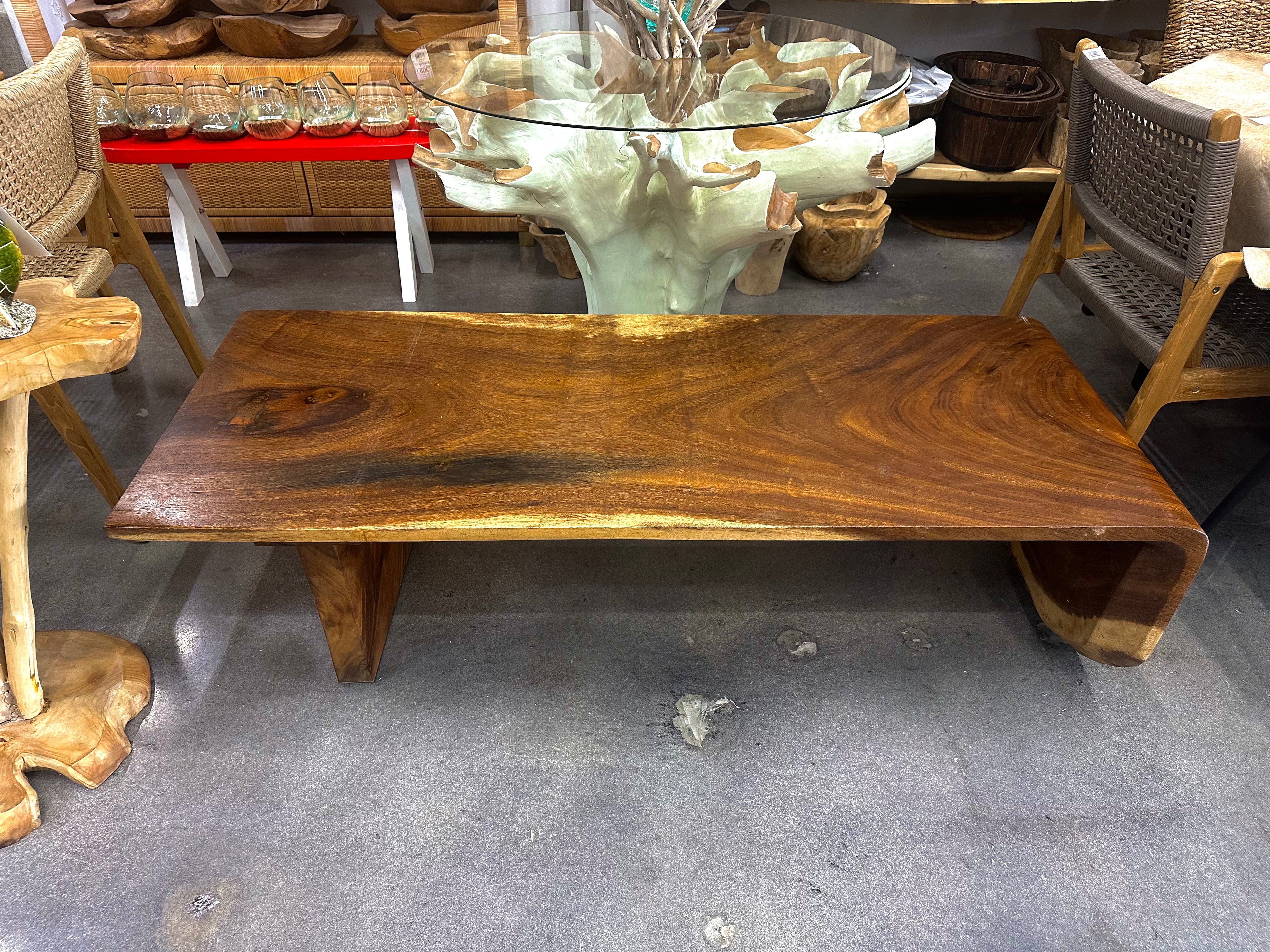 SUAR SLAB TOP COFFEE TABLE (B) Anteak