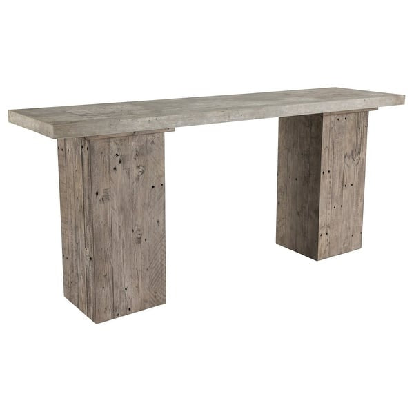 Grey 68” Console Table The Broward Design Center