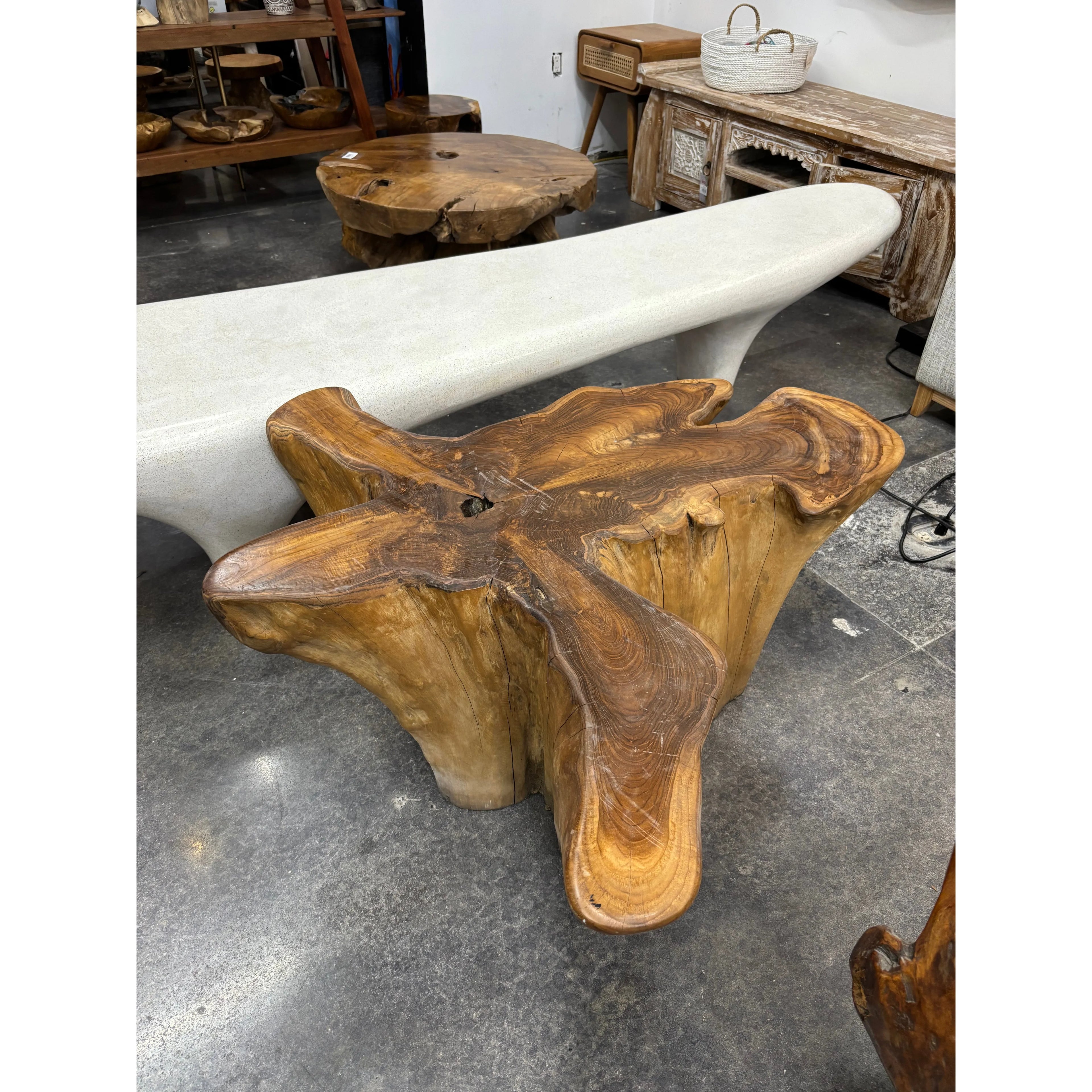 Teak Root Star Coffee Table (B) The Broward Design Center