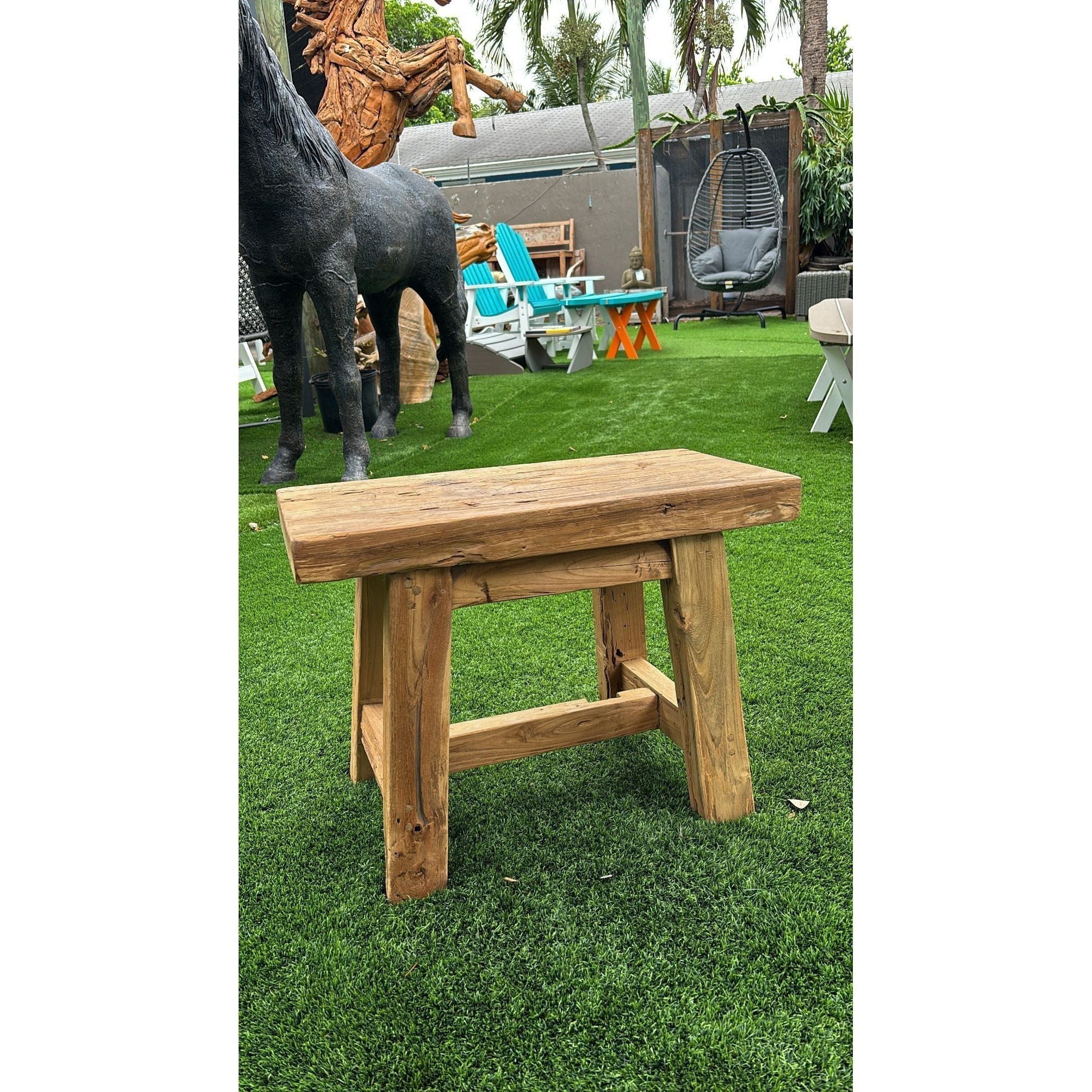 Recycled Teak Bench 24” Anteak