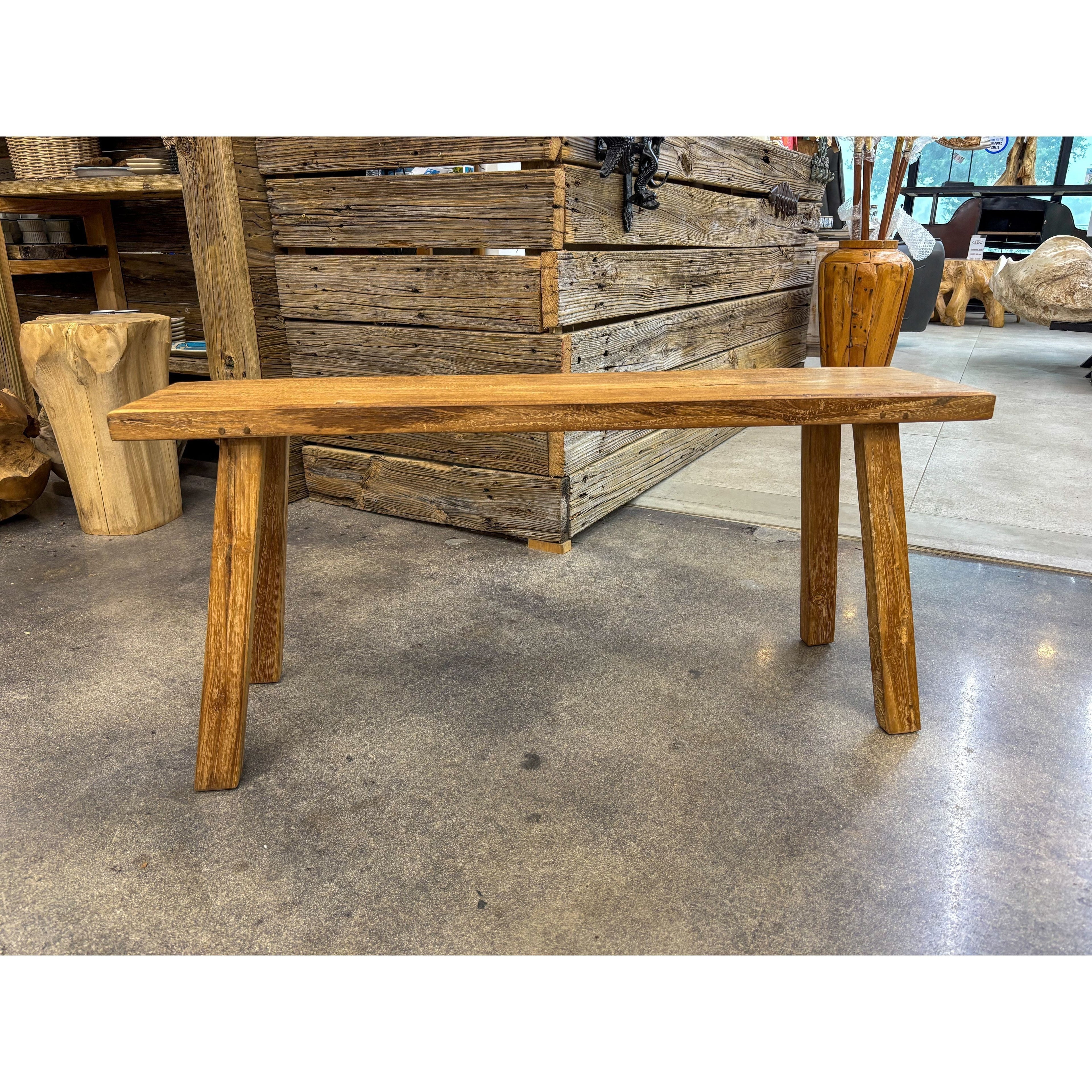 Mini Teak Bench Broward Design Center