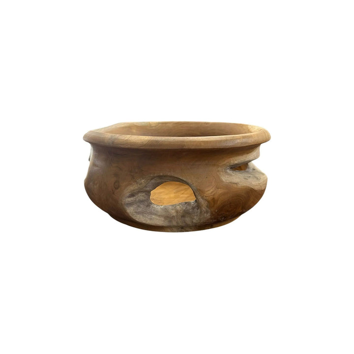 Organic Teak Bowl The Broward Design Center