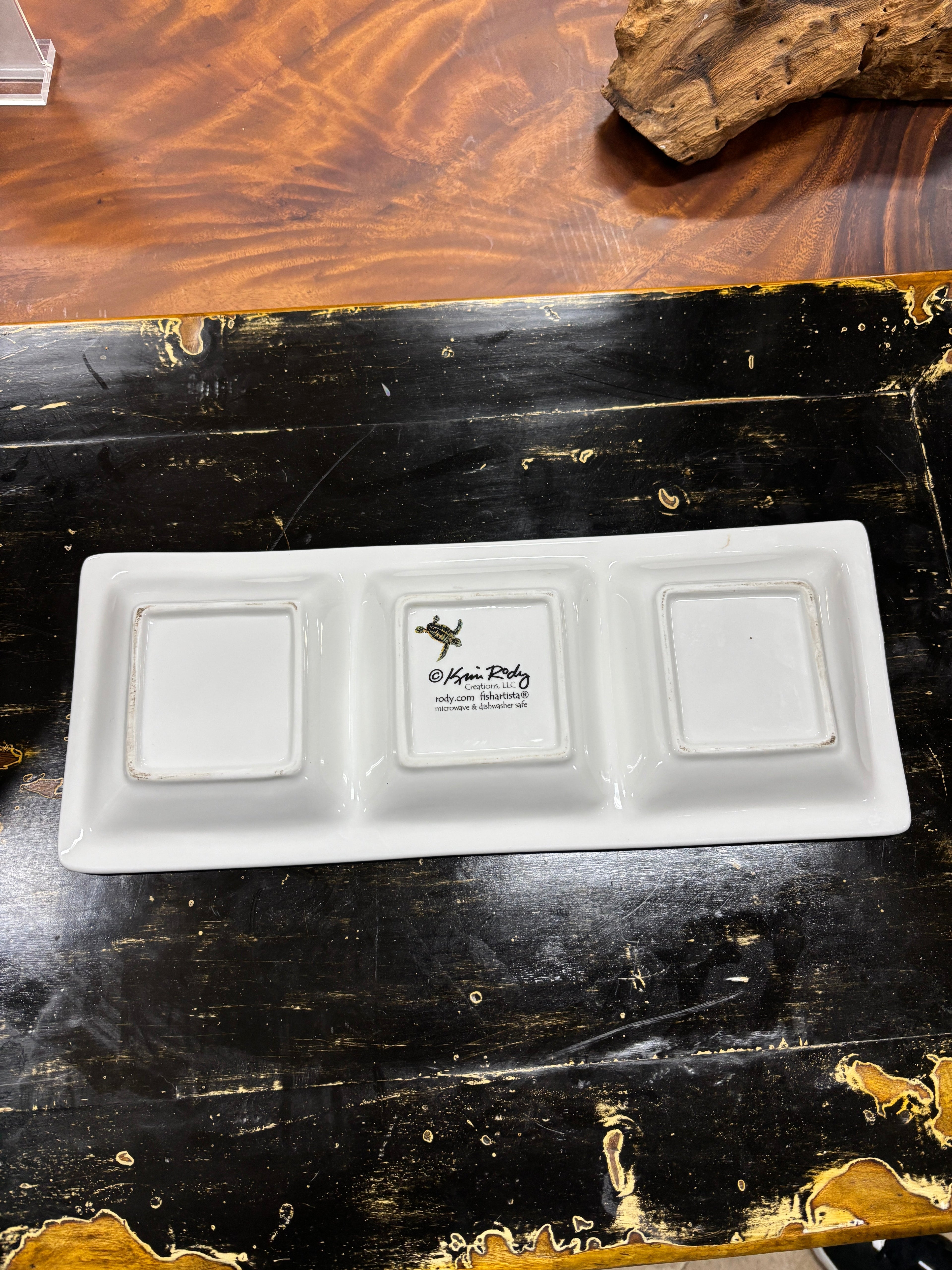 Divided Tray With Turtles The Broward Design Center