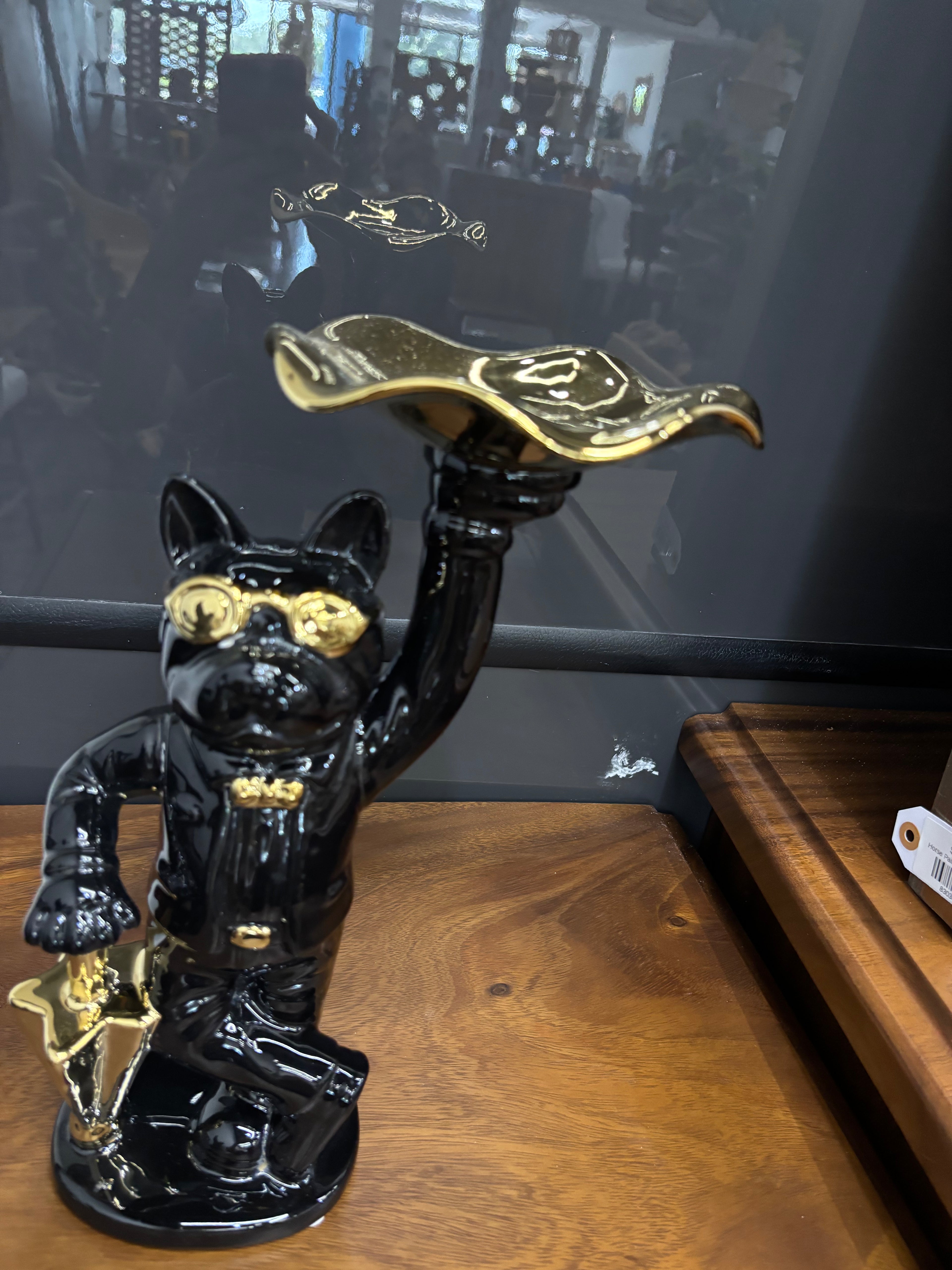 Ceramic Bulldog Decorative Sculpture UMA