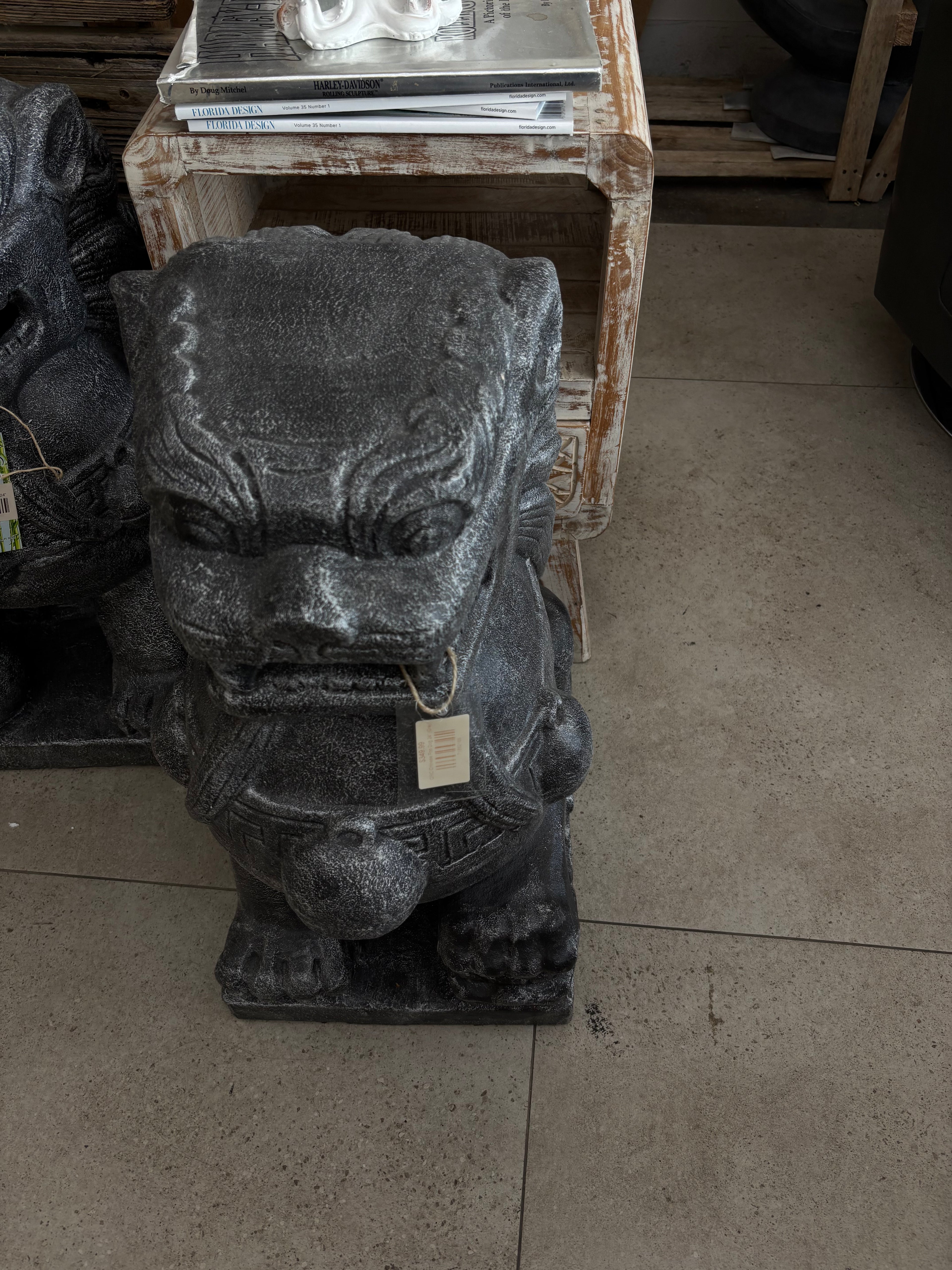 GRC Chinese Foo Dog 24" (Black) Etsy