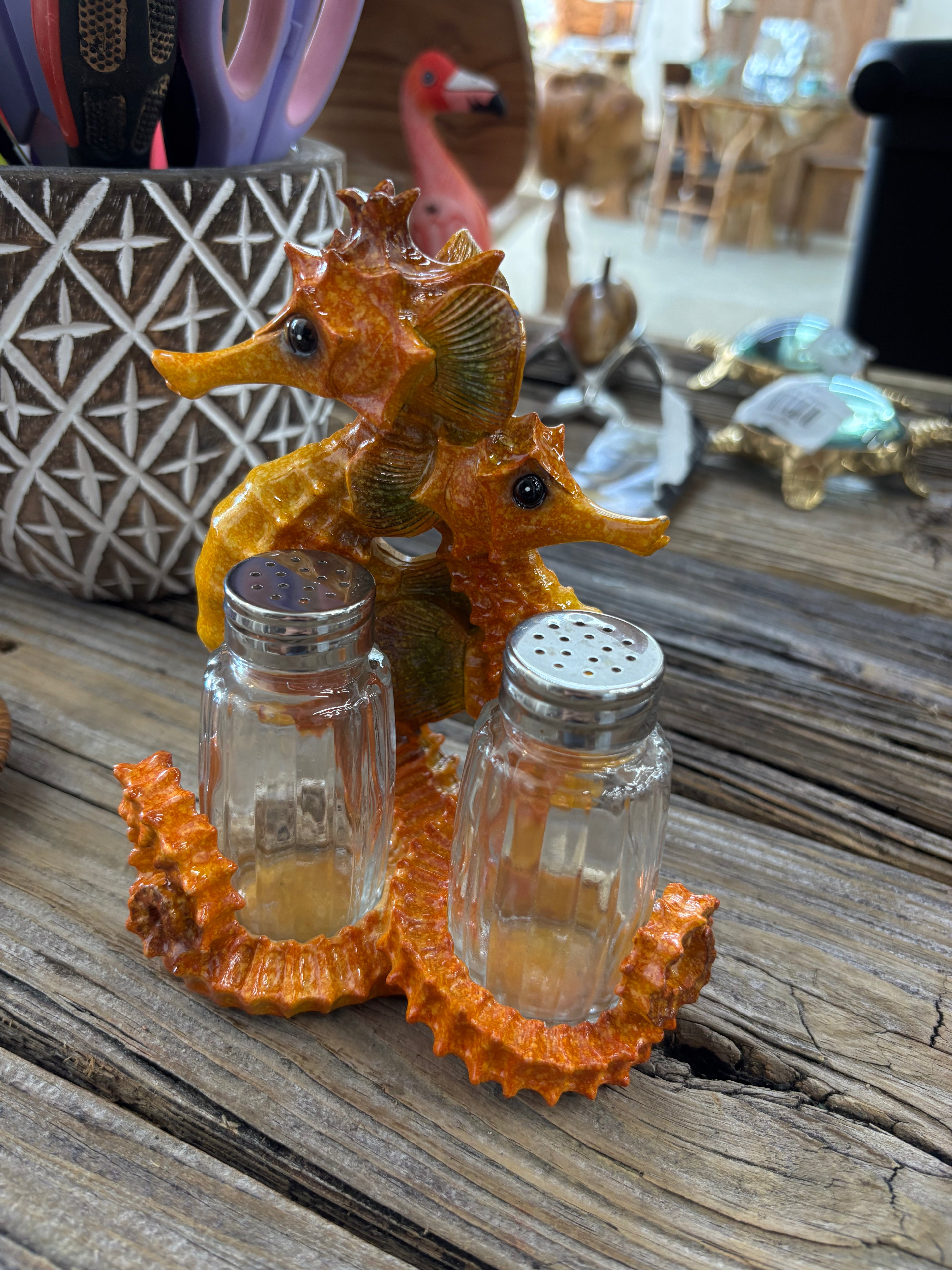 Sea Horse Salt & Pepper Shaker Etsy