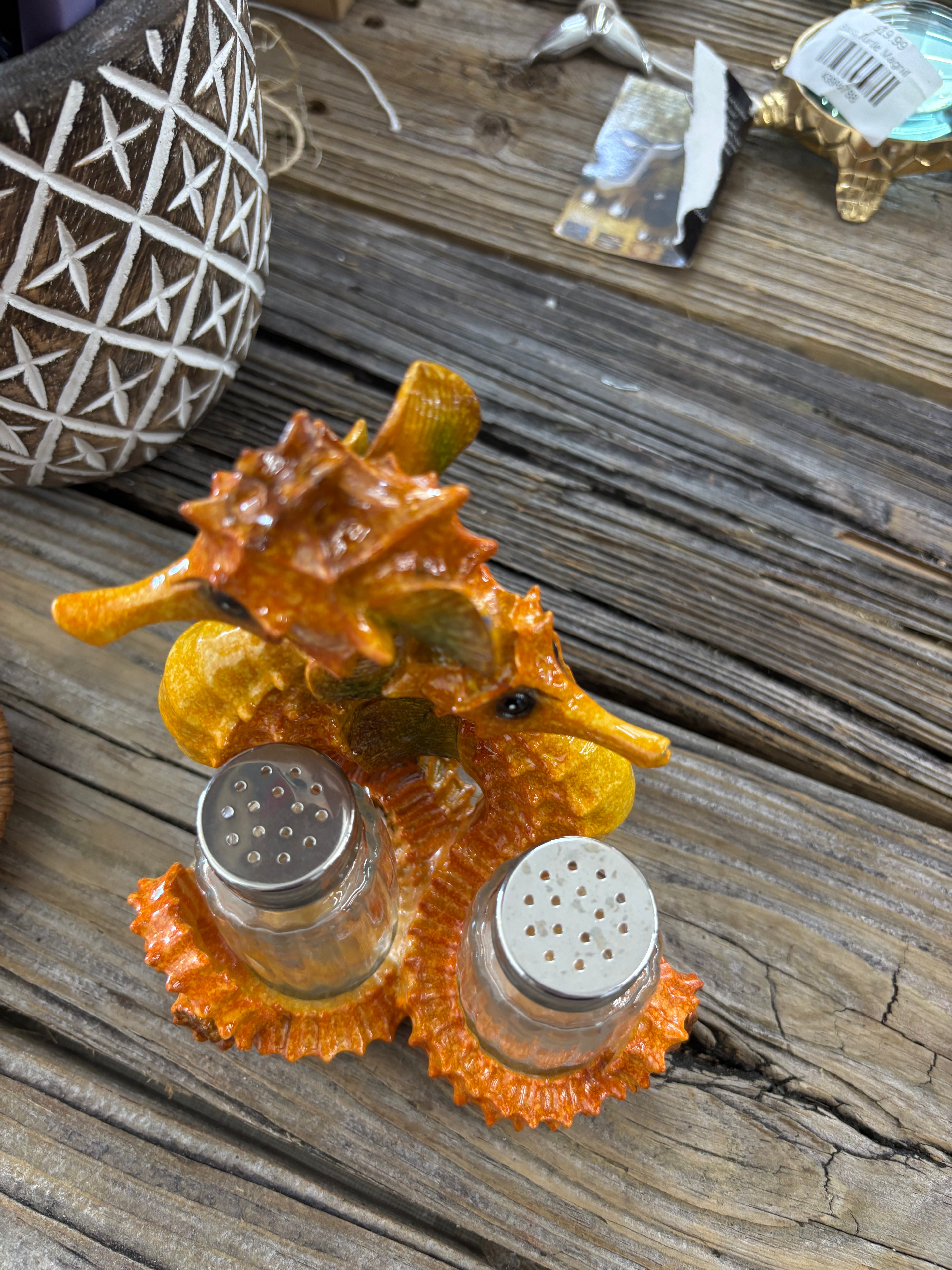 Sea Horse Salt & Pepper Shaker Etsy