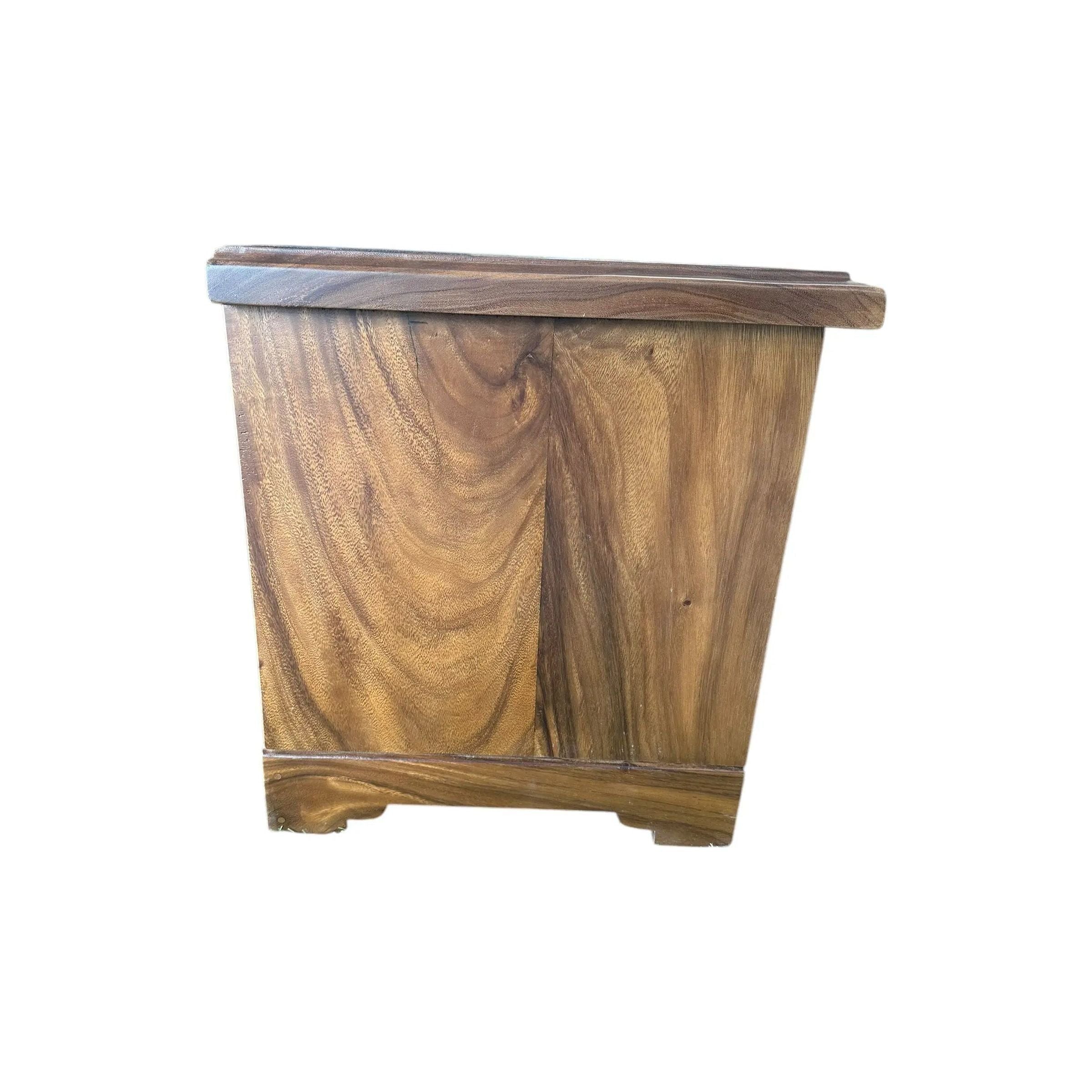 Bali Carved Night Stand Anteak