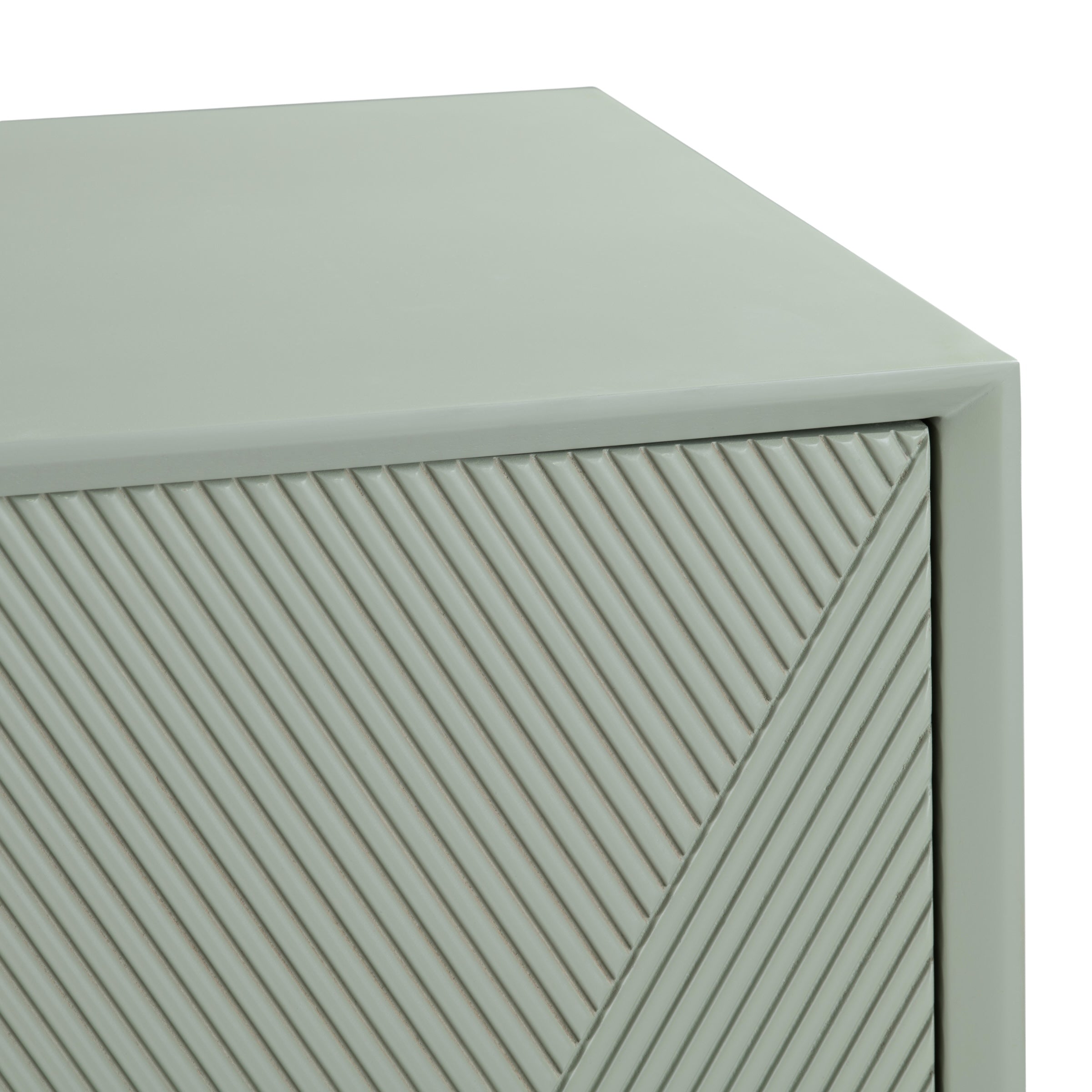 Arvada Four-Door Sideboard (Sage Green) Broward Design Center