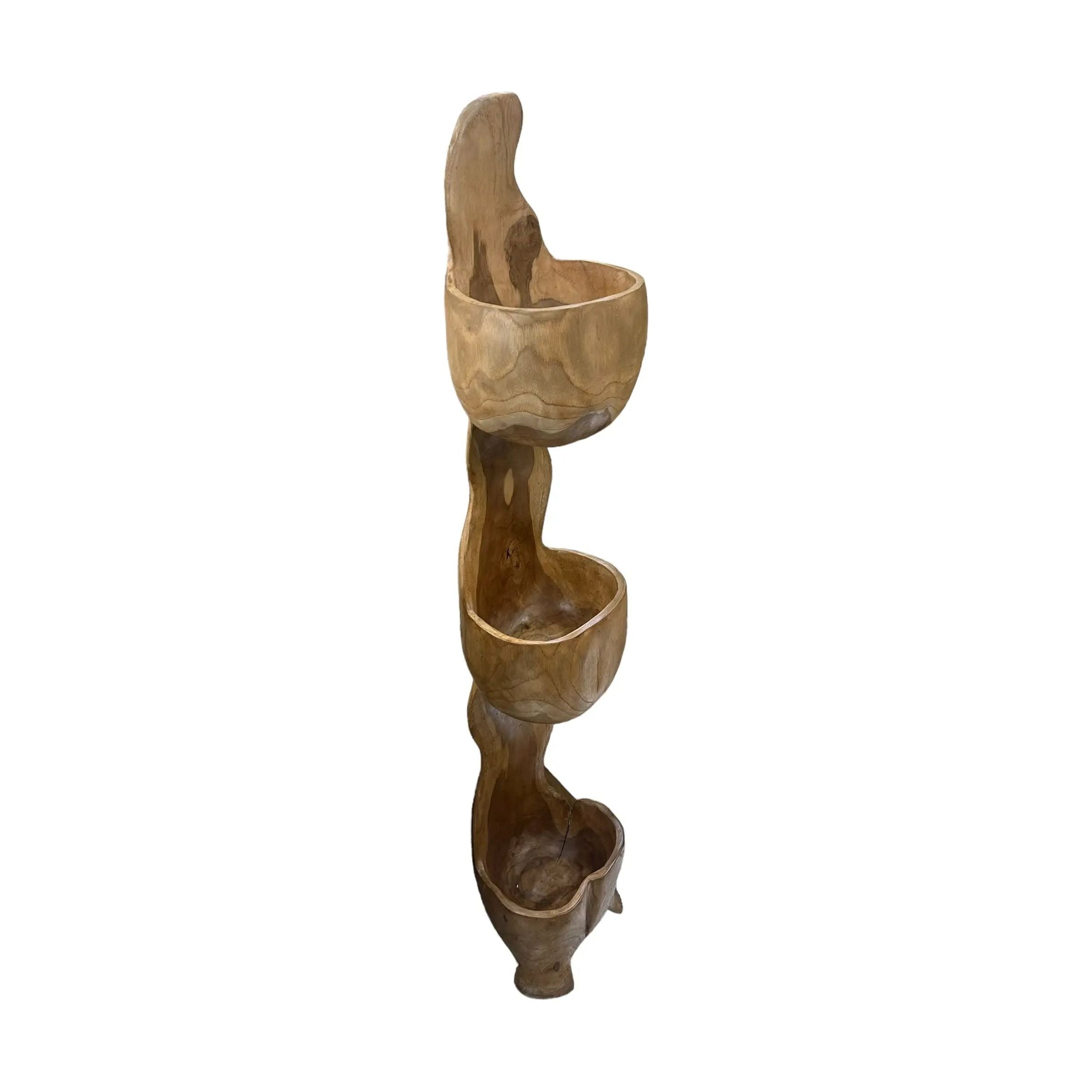 Teak Plant Stand - Broward Design Center