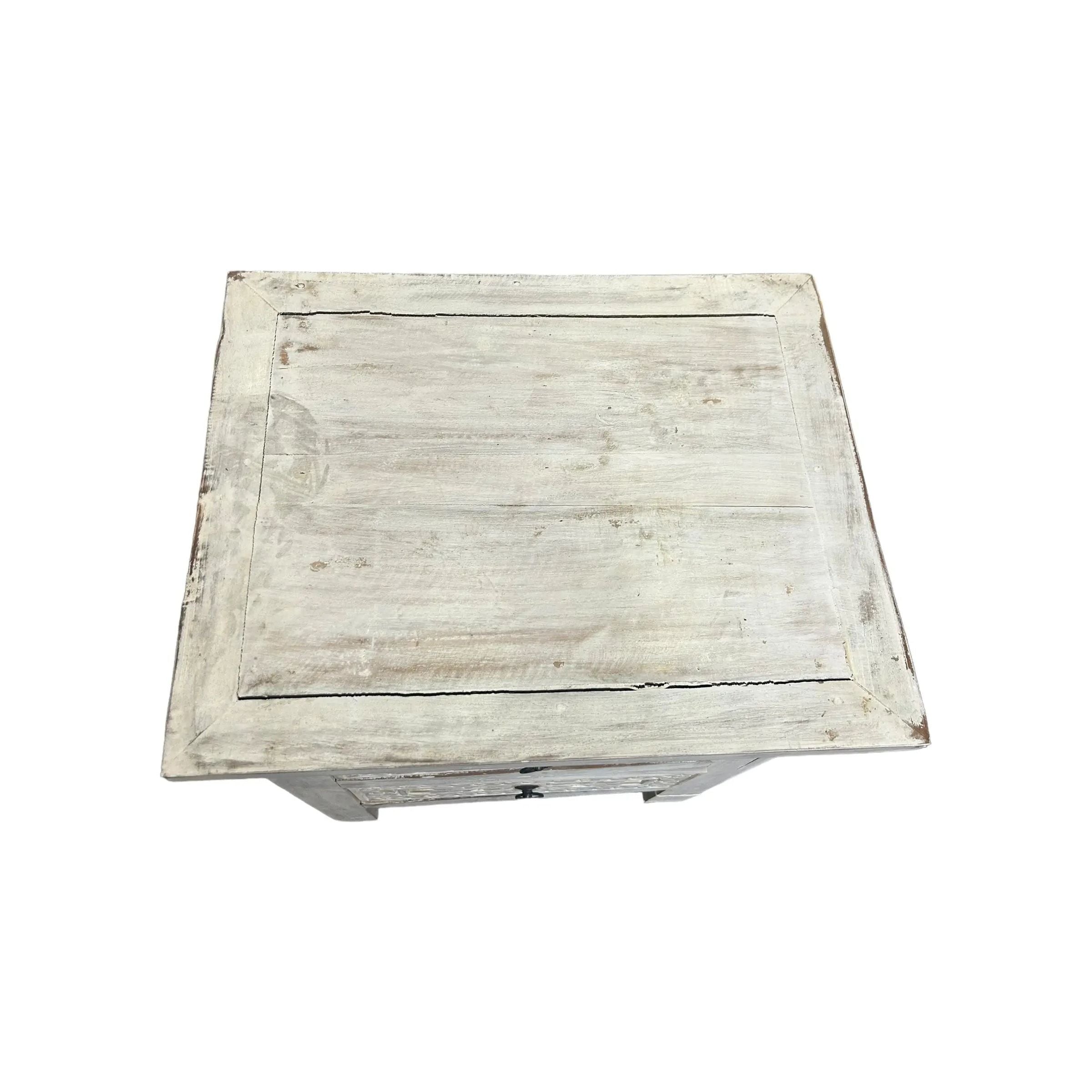 White Wash Night Stand - Broward Design Center