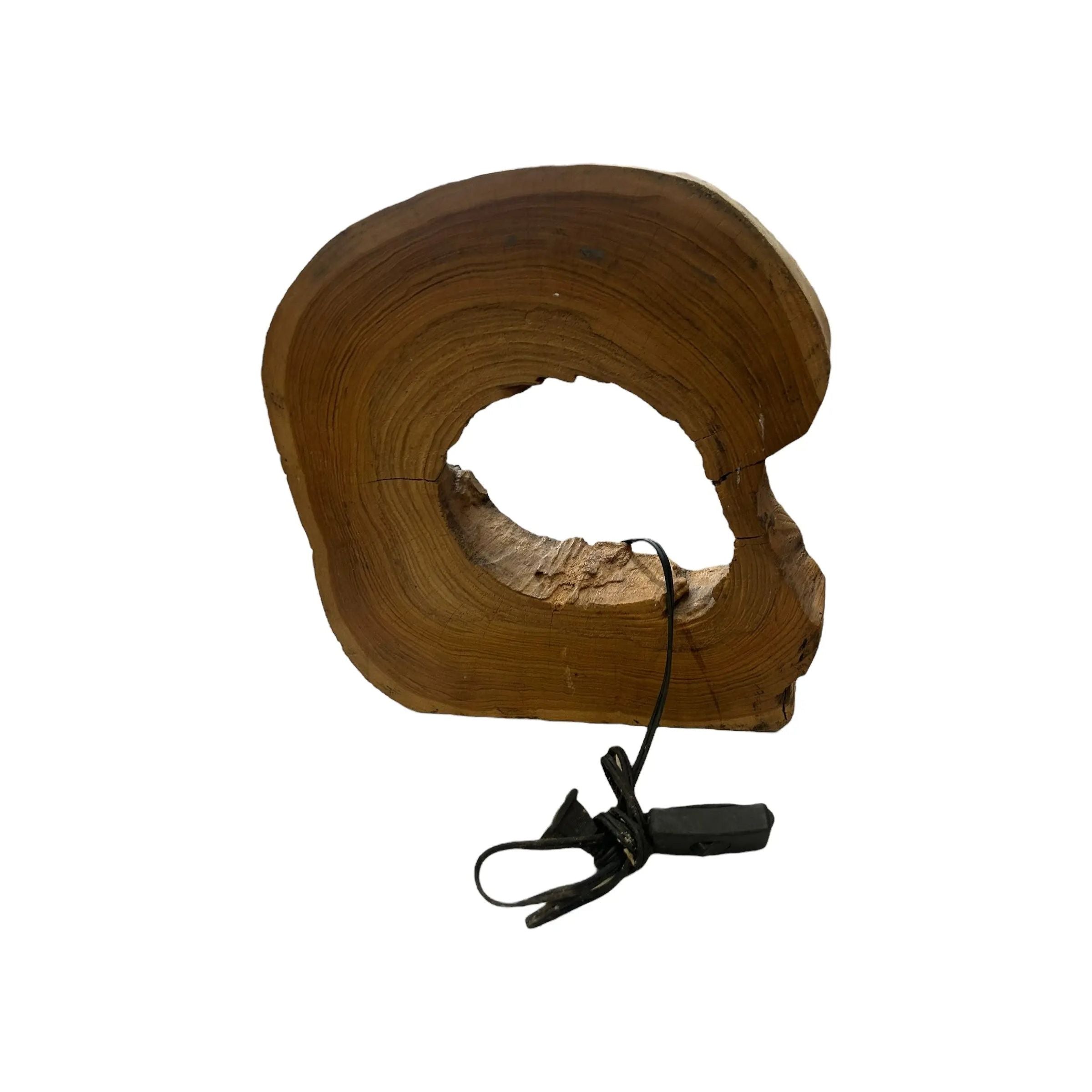 Teak Table Lamp - Broward Design Center