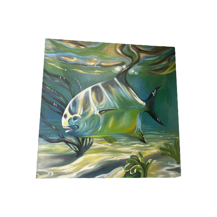 Permit Fish Painting Broward Design Center