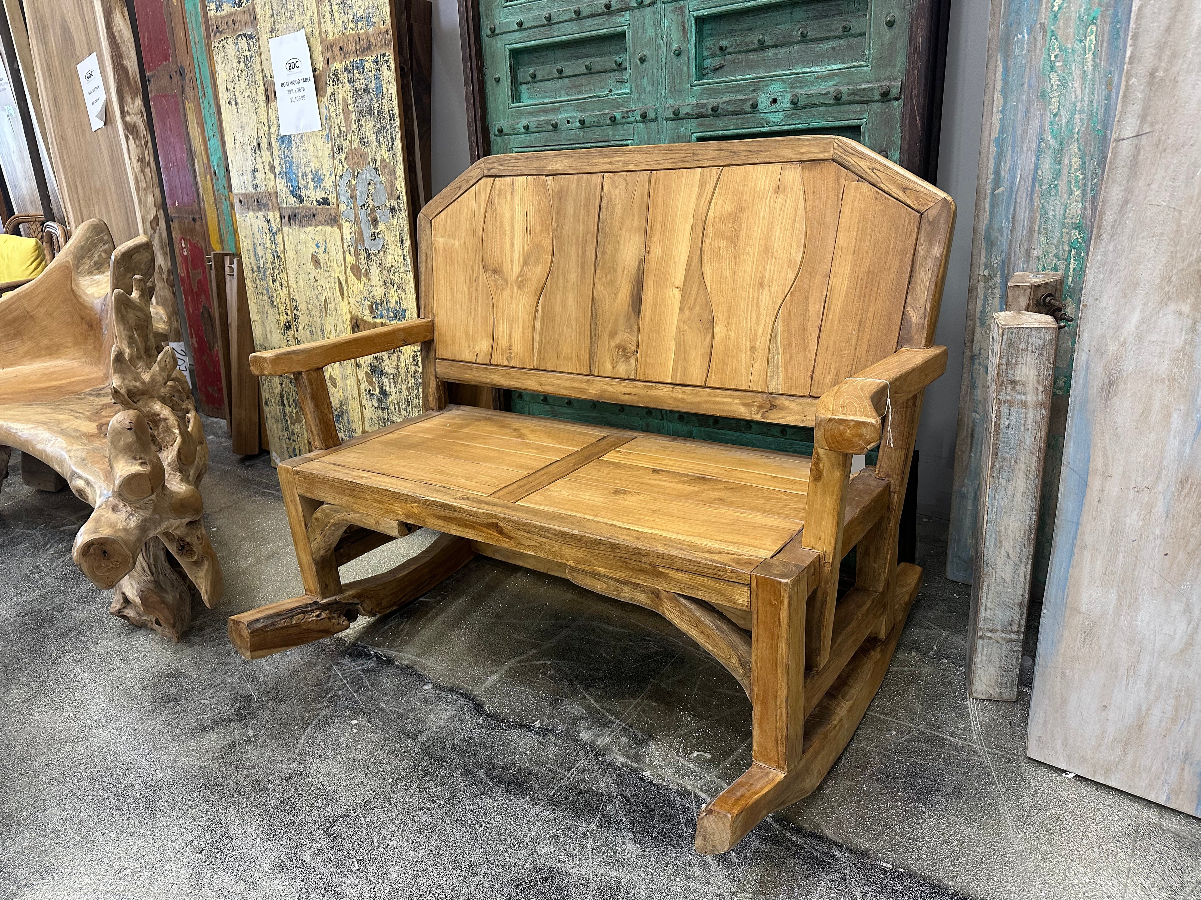 Teak Rocking Bench Anteak