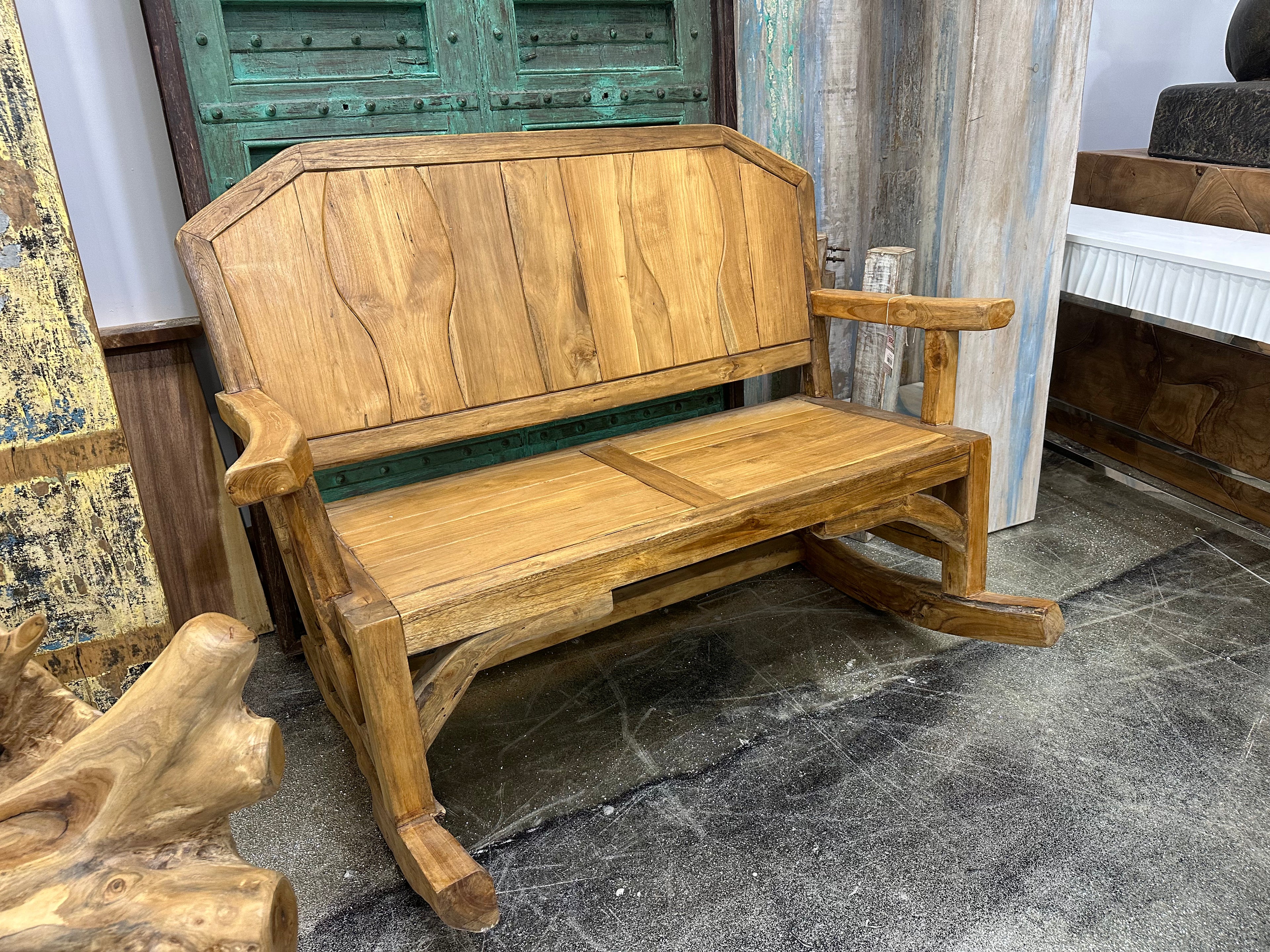 Teak Rocking Bench Anteak