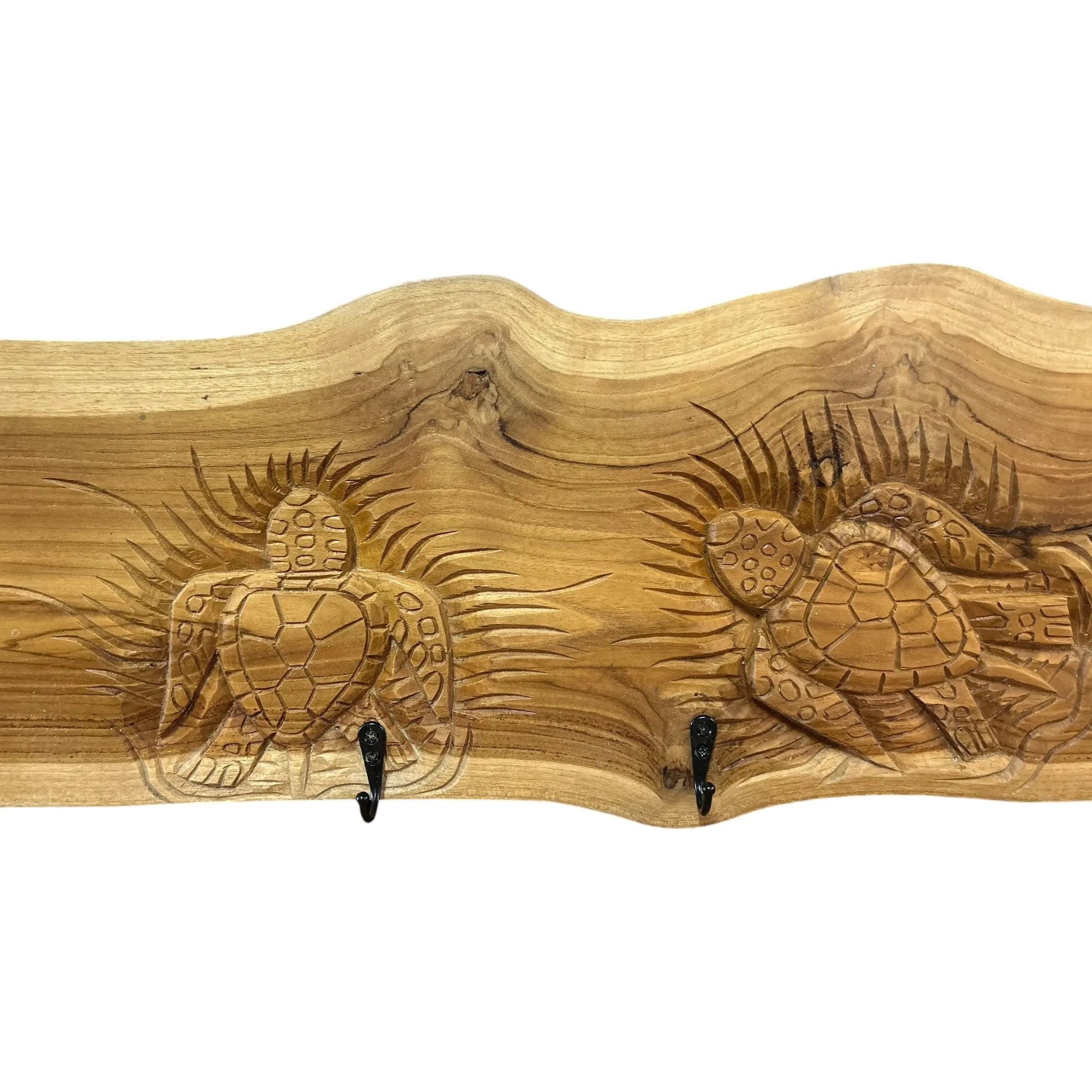 Hang Carved Turtle Wall Rack Broward Design Center