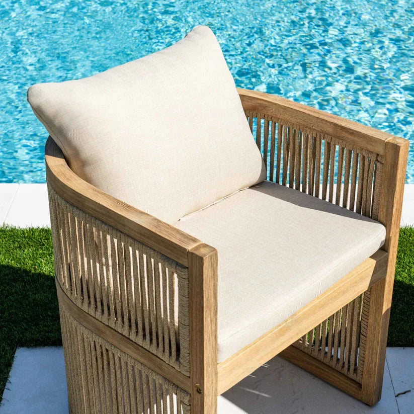 Cabo Set of 2 Barrel Dining Chairs Panama Jack