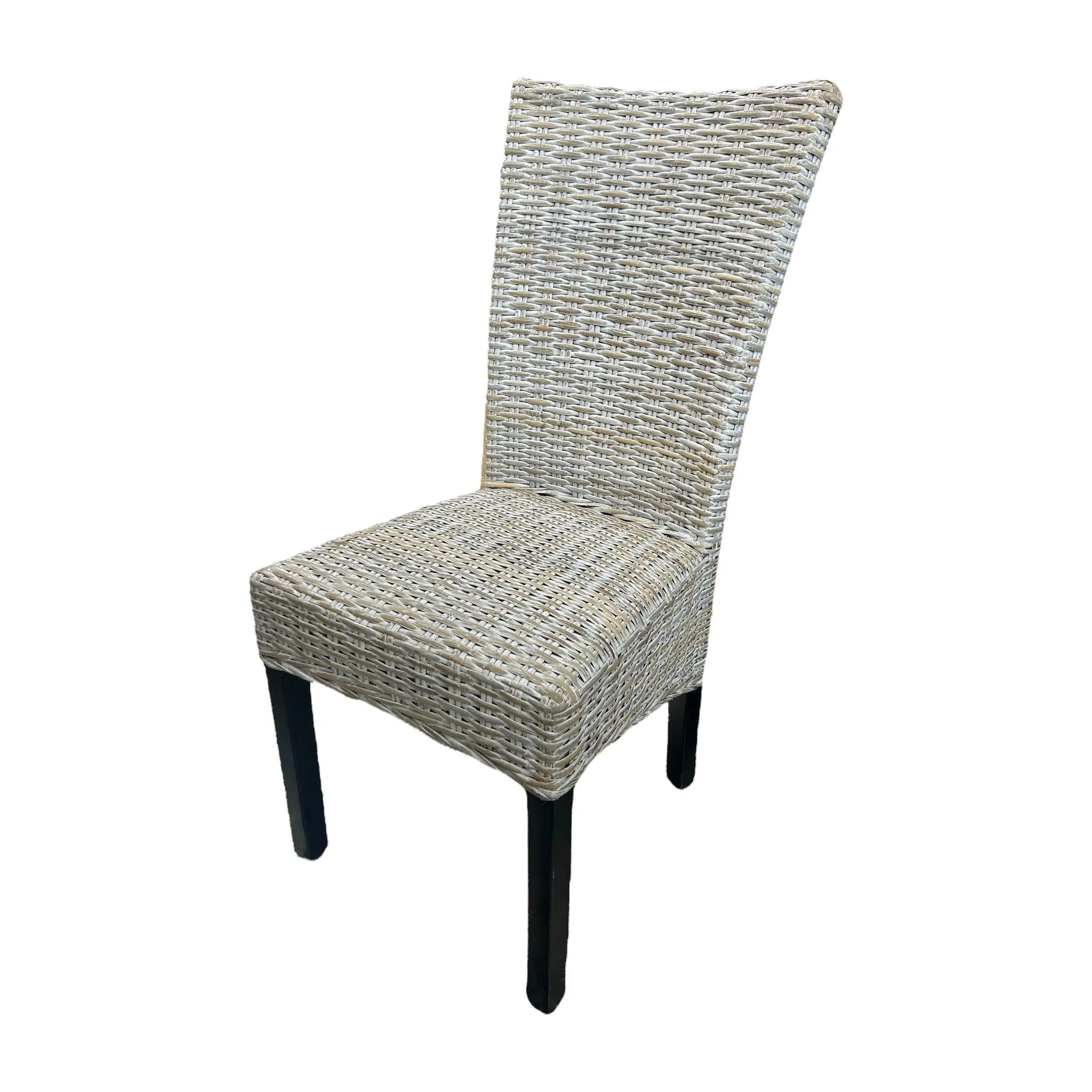 Woven White Dining Chair Broward Design Center