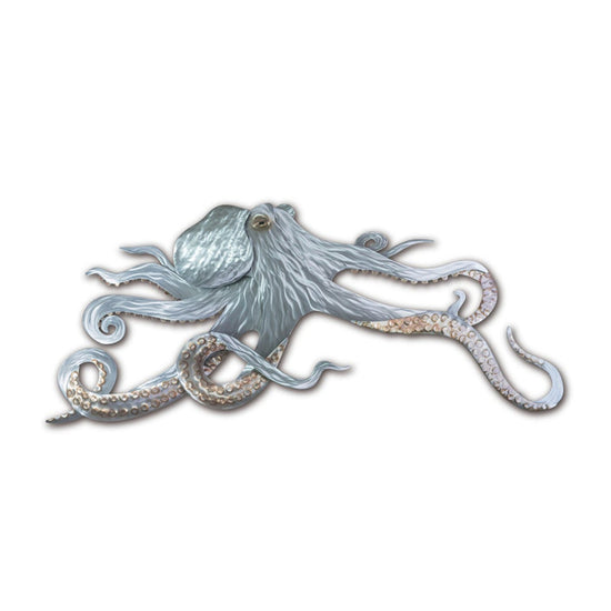 Large Metal Wall Octopus